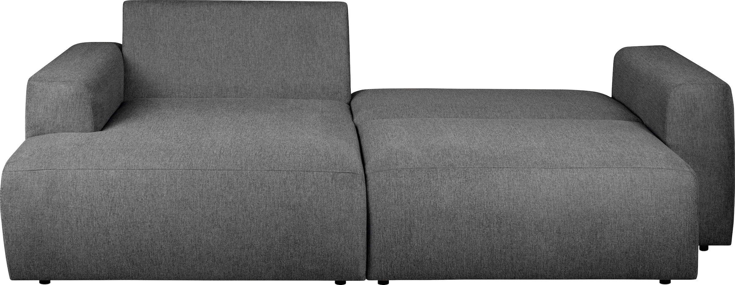 Home affaire Schlafsofa »Noord Schlafecksofa, Breite 250 cm« Cord, Struktur, Webstoff, mit Wellenunterfederung, Massivholzrahmen
