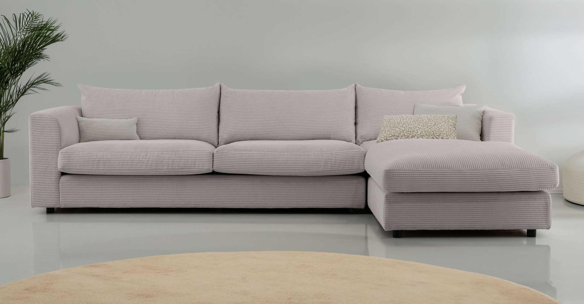LeGer Home by Lena Gercke Ecksofa "Avelina" Breite 297 cm, in Cord- und Che günstig online kaufen