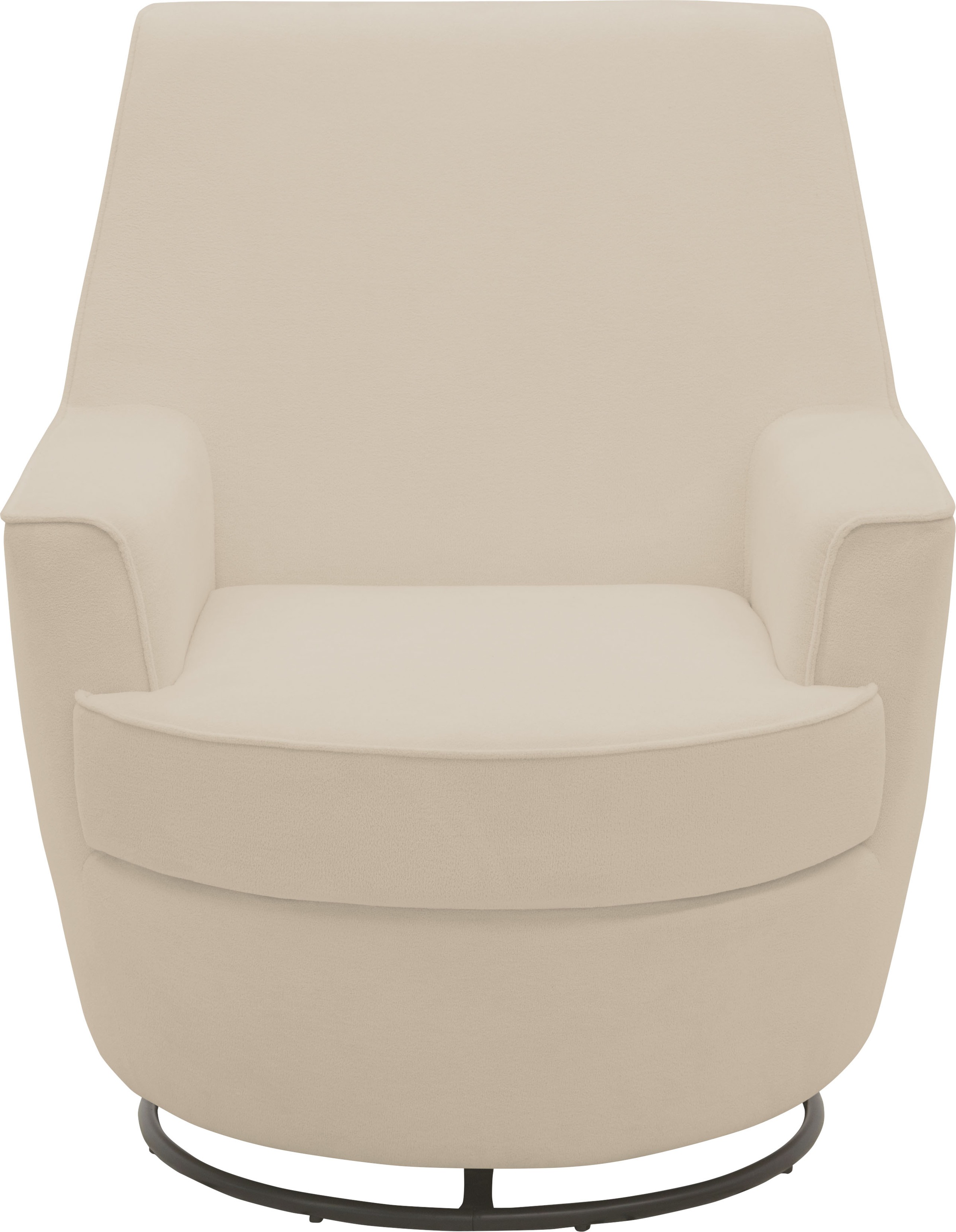 INOSIGN Drehsessel »HETTY, Drehsessel mit Wippfunktion und Hocker; Lesesessel, Armsessel«, (Set, 2 St.), mit Dreh/Wippfunktion, mit Federkern, in Cord und Microfaser