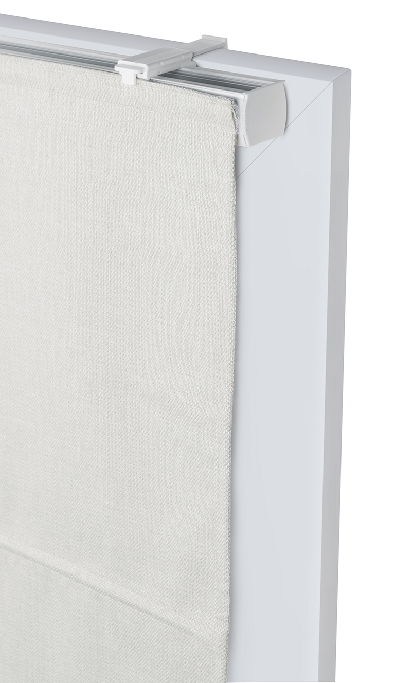 my home Rollo »RIOLA«, verdunkelnd, Blendschutz-Sichtschutz-Verdunkelung, ohne Bohren, freihängend, Faltrollo in trendiger Leinenoptik NEUHEIT!