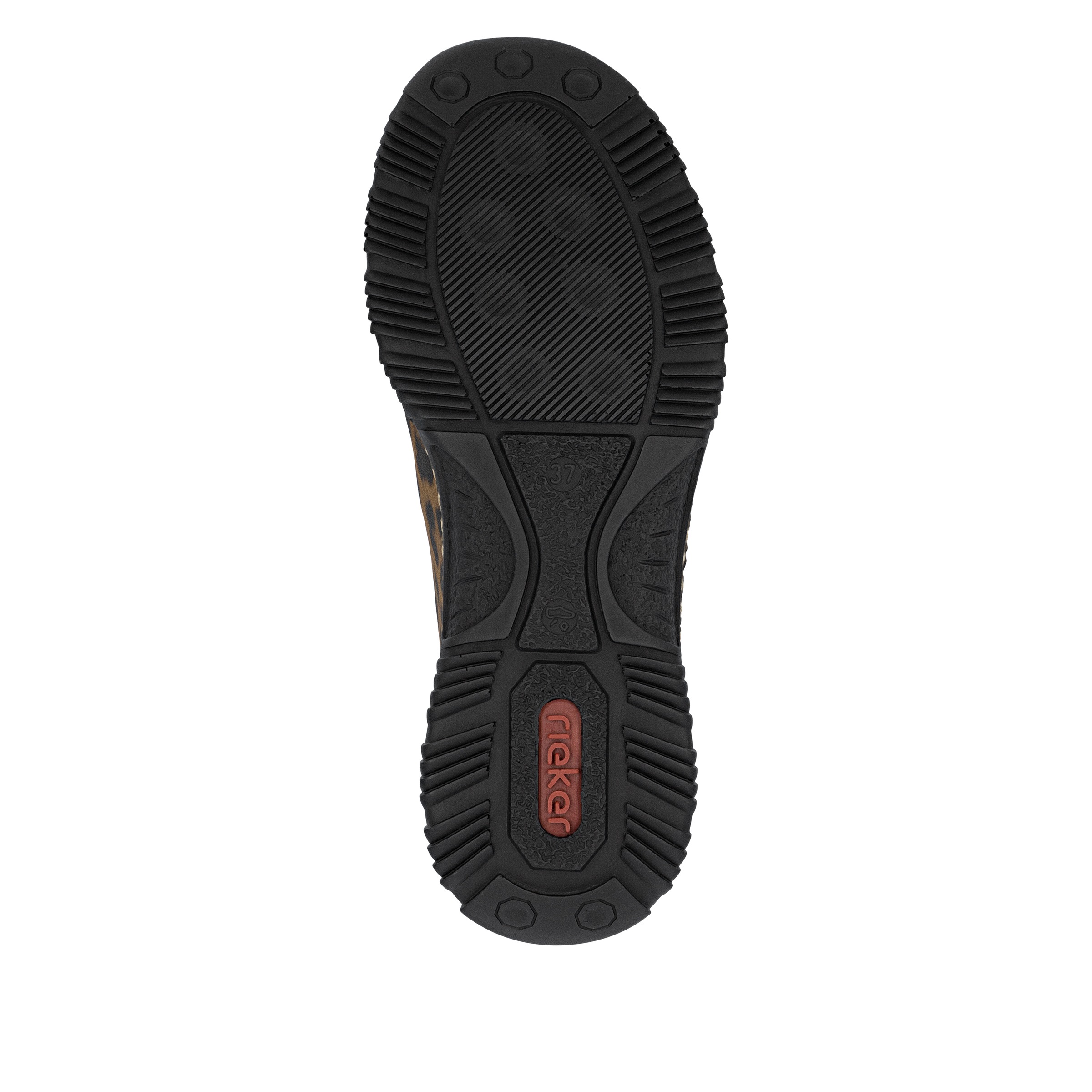 Rieker Slip-On Sneaker, Schlupfschuh, Leo-Sneaker, Freizeitschuh mit MemoSoft-Innensohle