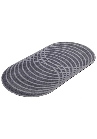 wash+dry by Kleen-Tex Fußmatte »Calm Loop«, rund, 9 mm Höhe, Schmutzfangmatte,... kaufen