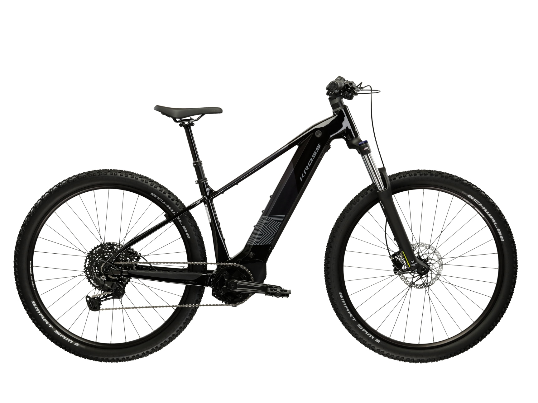 Kross »Influx Hybrid 3.0 21,3Ah / Bosch 800 Wh 29" schwarz 10 Gänge« 10 Gang Shimano CUES U6000 Schaltwerk Kettenschaltung Mittelmotor 250 W