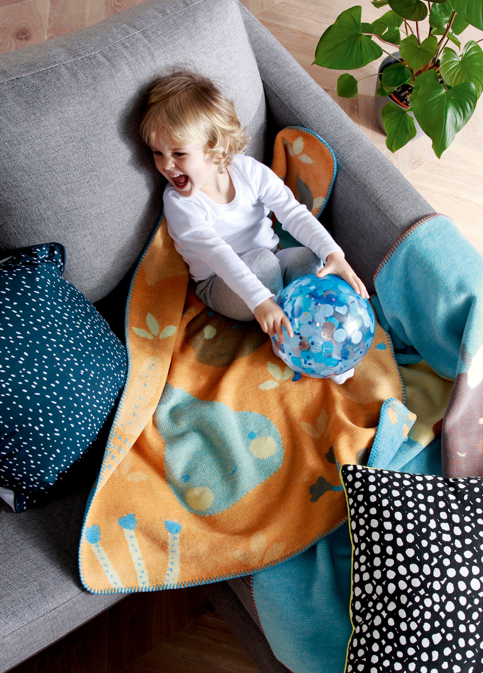 Biederlack Babydecke »Little Fruits«, mit lustigen Früchten, Kuscheldecke günstig online kaufen