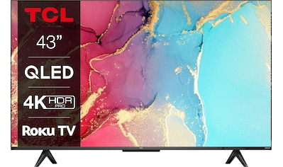 TCL QLED-Fernseher »43RC630X1«, 108 cm/43 Zoll, 4K Ultra HD, Smart-TV, HDR Pro,... kaufen