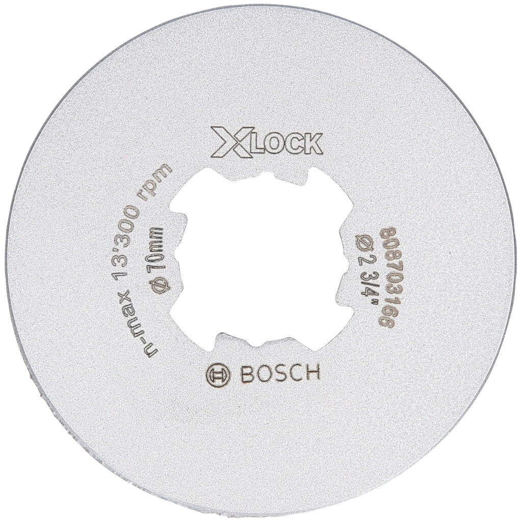 Bosch Professional Diamanttrockenbohrer »X-LOCK Best for Ceramic Dry Speed«, 70 x 35 mm