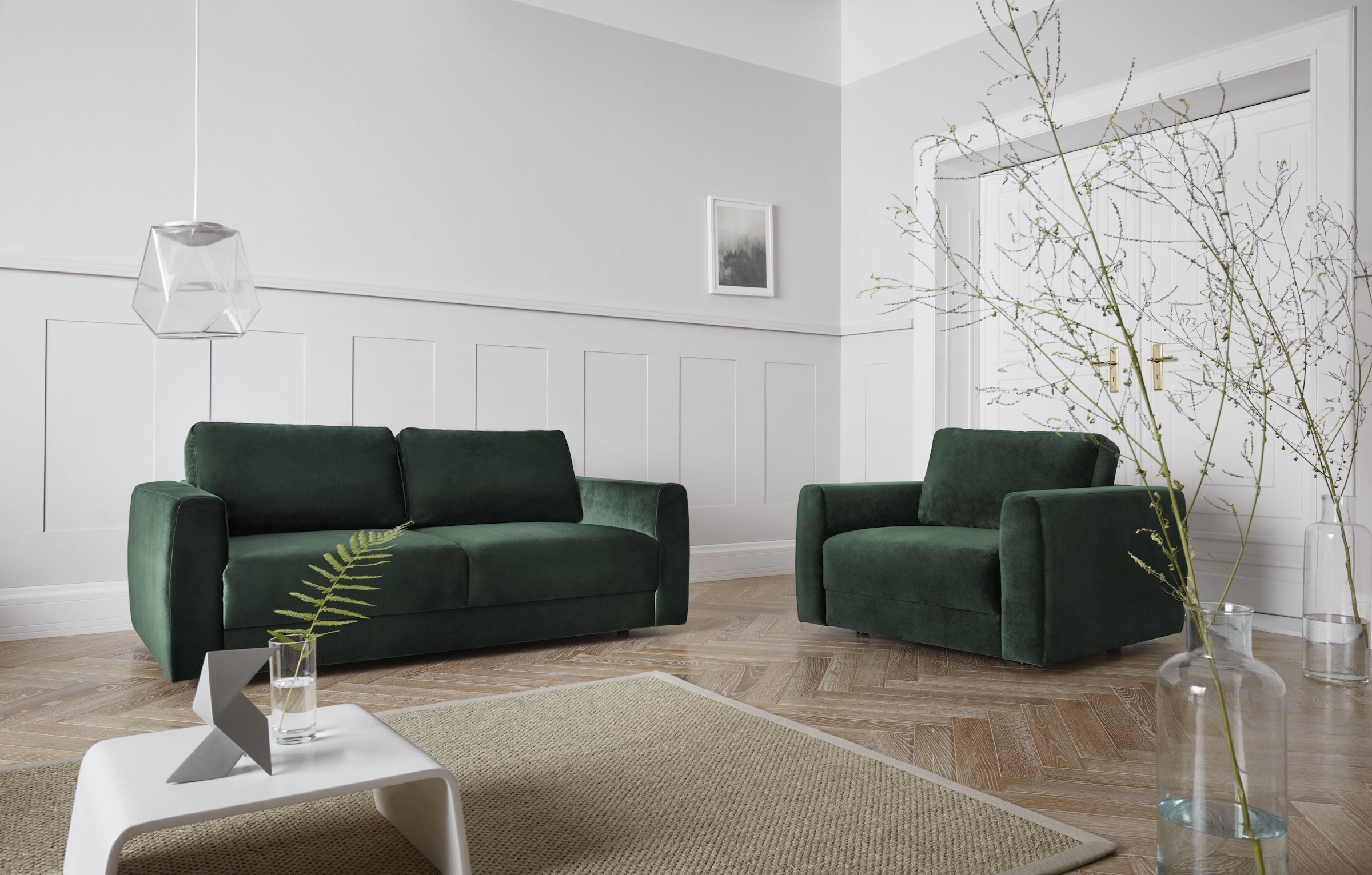 andas 2-Sitzer »Hobro«, in 3 Bezugsqualitäten in vielen Farben, Design by Morten Georgsen