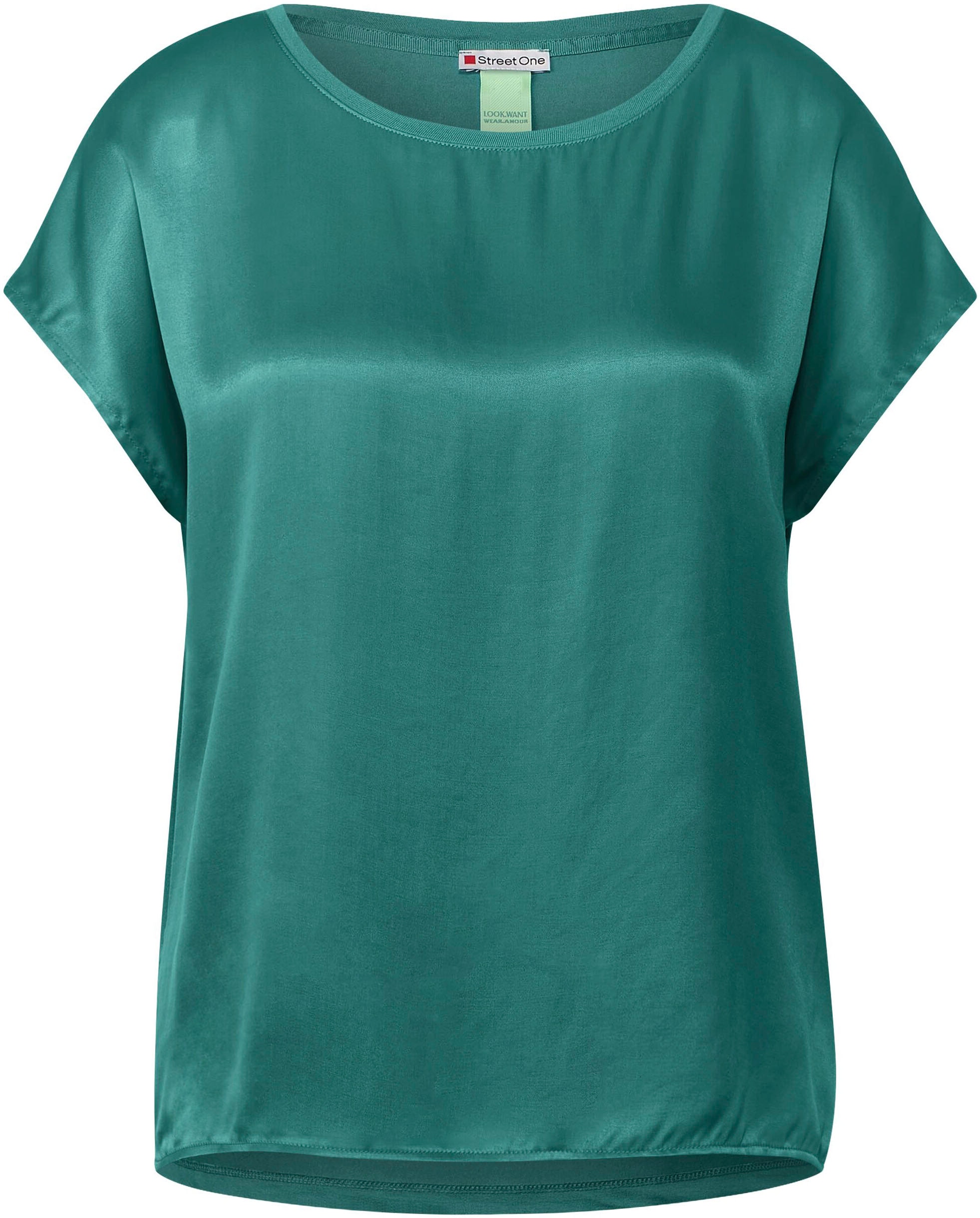 STREET ONE Shirttop, mit überschnittenen Schultern