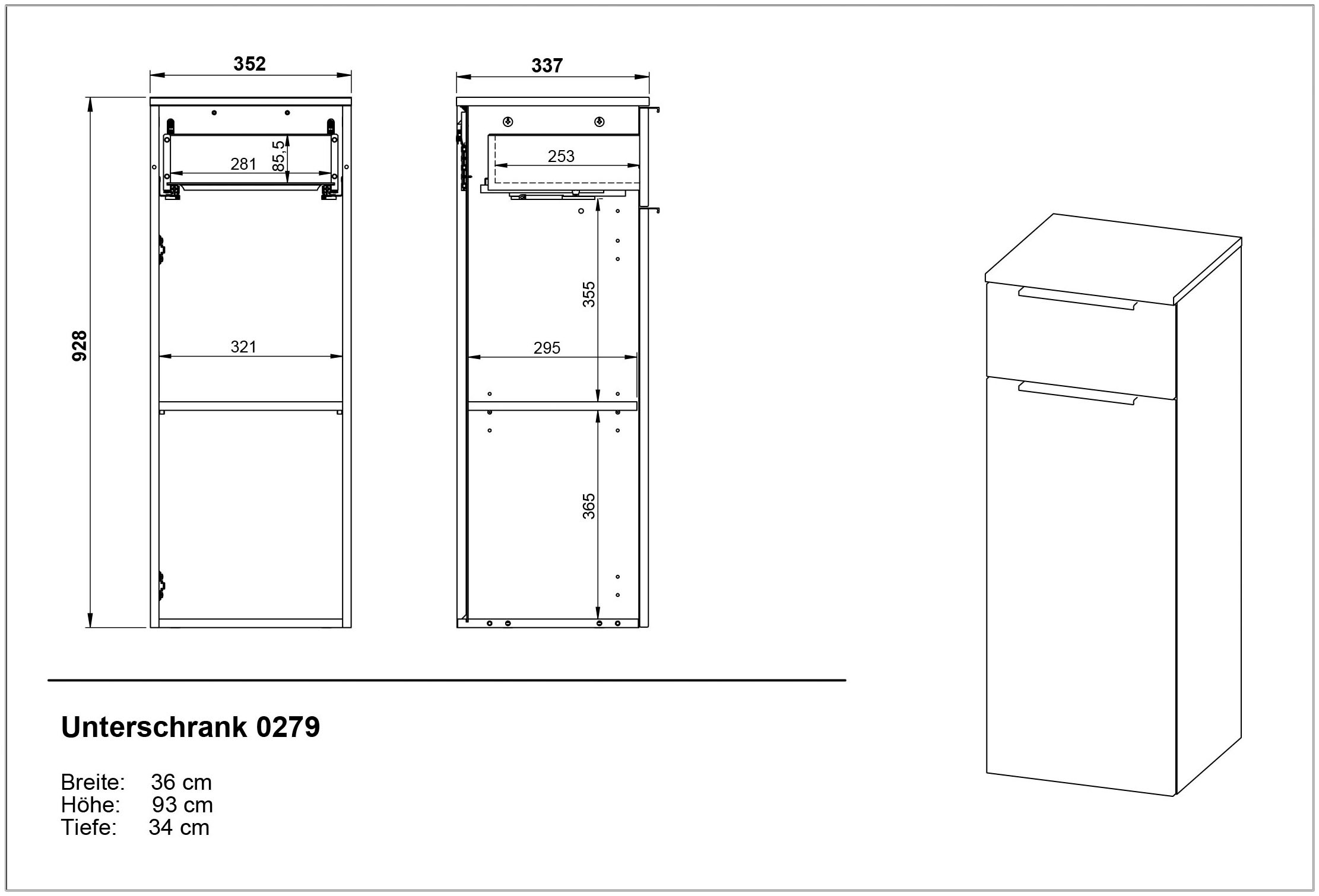 GERMANIA Badmöbel-Set »Crandon«, (3 St.), inkl. WT-Unterschrank, Spiegel und Schrank