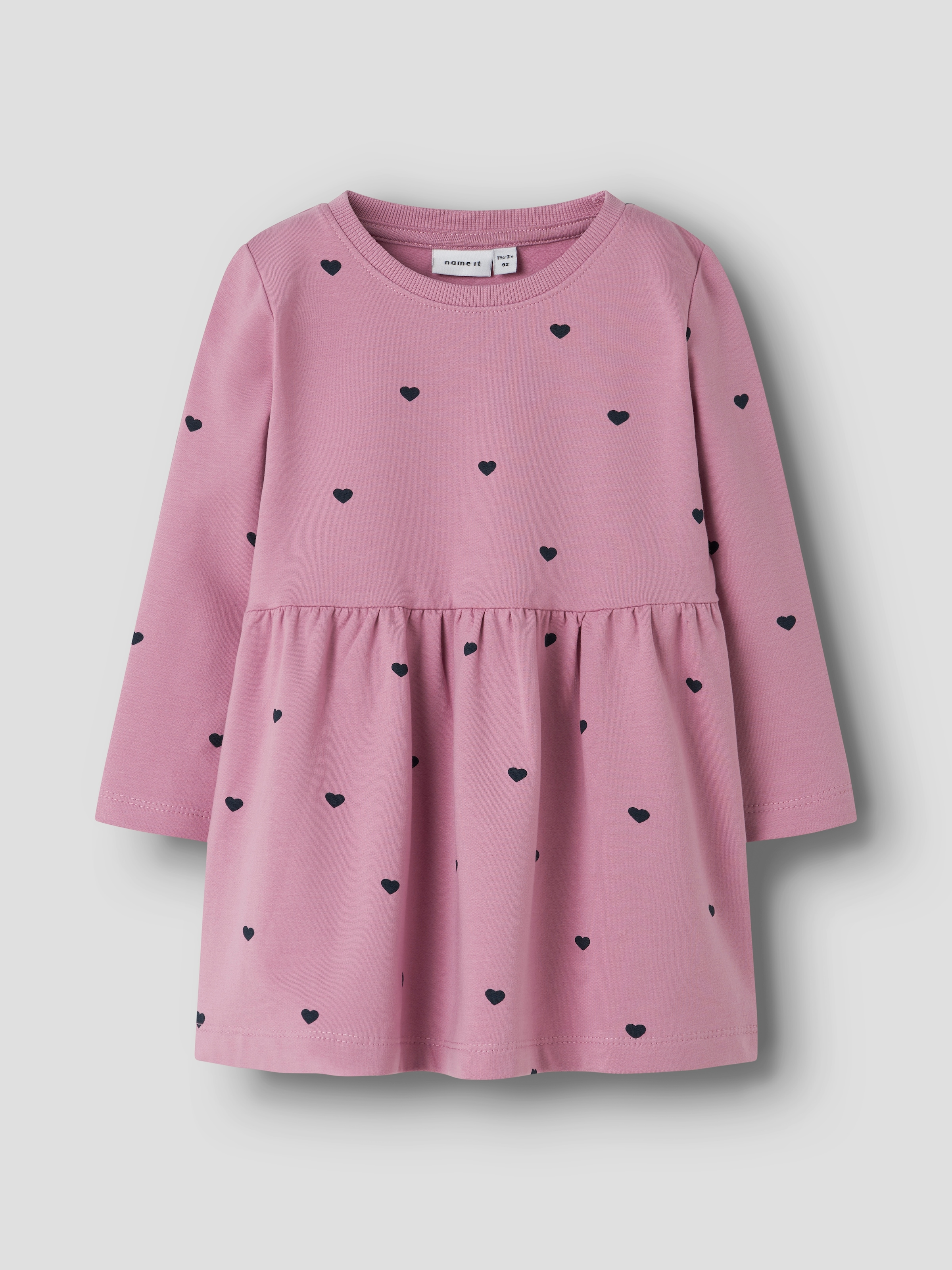 Name It Sweatkleid »NMFDAVINA LS SWEAT BRU DRESS NOOS« im tollen Alloverprint