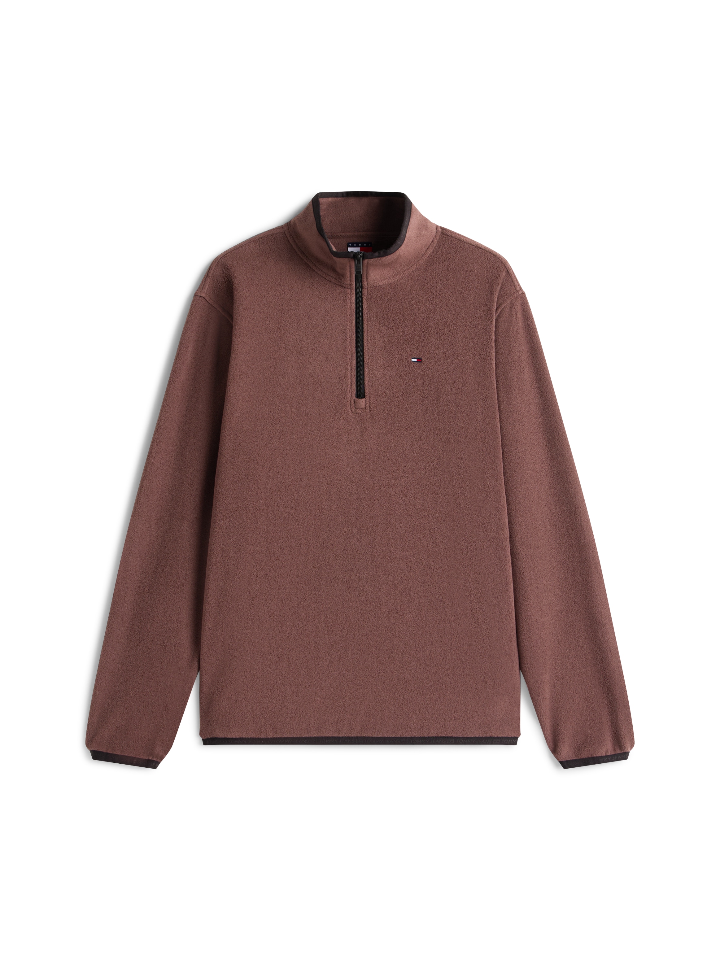 Tommy Jeans Fleecepullover »TJM FLAG POLAR FLEECE«, normale Passform, Troyer
