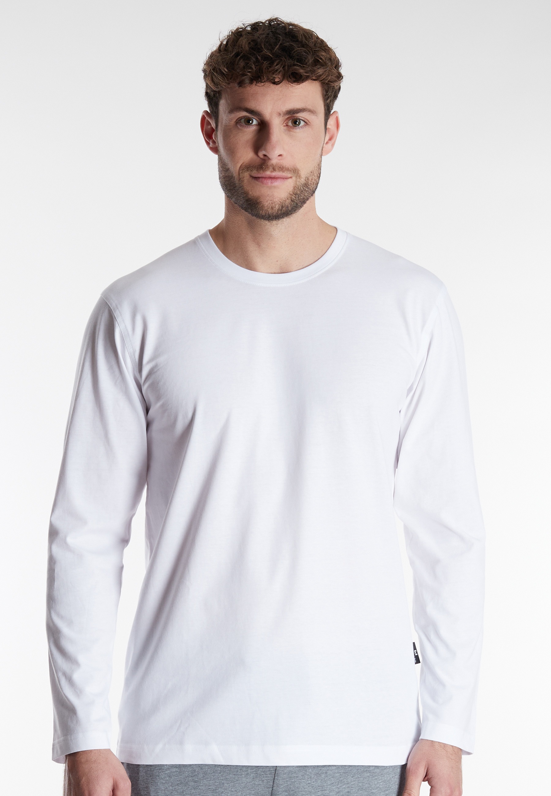 GÖTZBURG Langarmshirt »California« 2er Pack,  basic, Langarm, bequem, Rundhalsausschnitt, locker, 100% Baumwolle