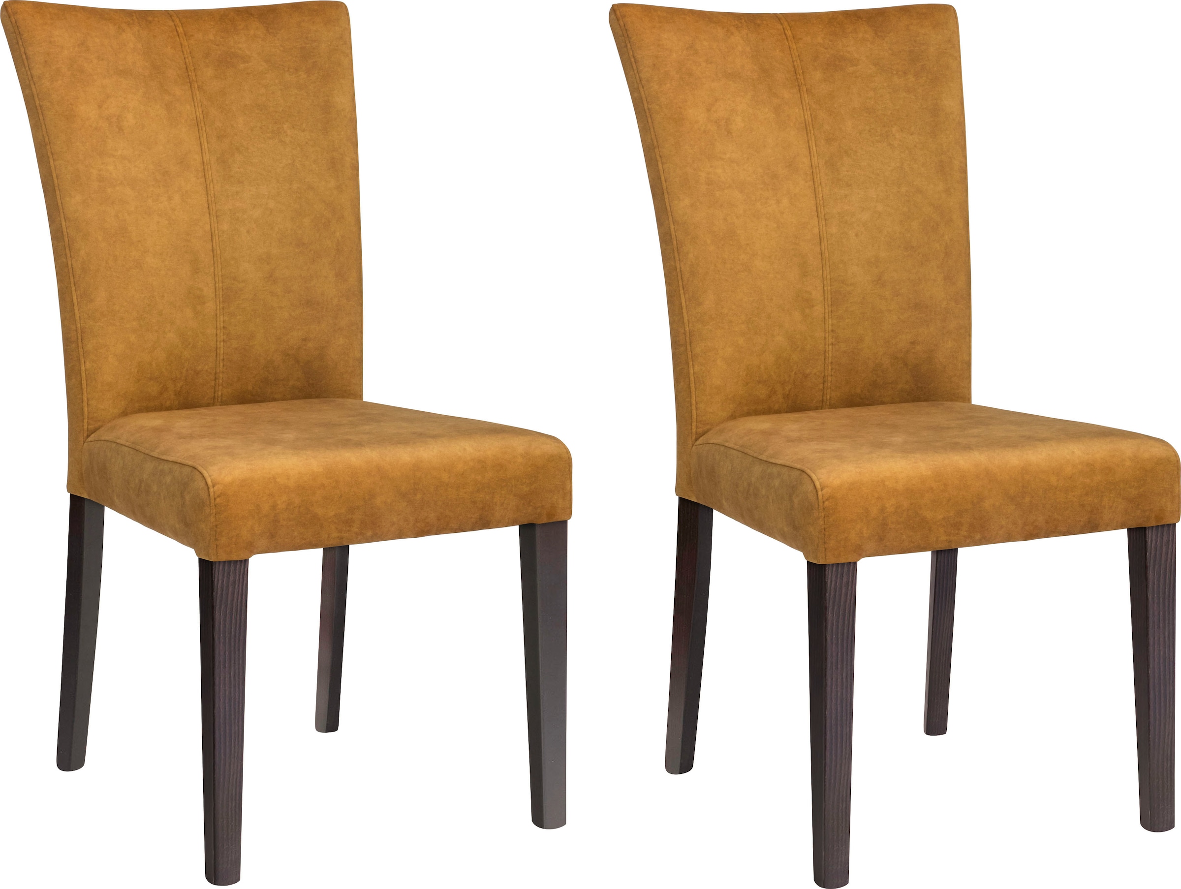 Home affaire 4-Fußstuhl »Aspen« (Set) 2 Stk.Beine aus massiver Buche, wenge günstig online kaufen