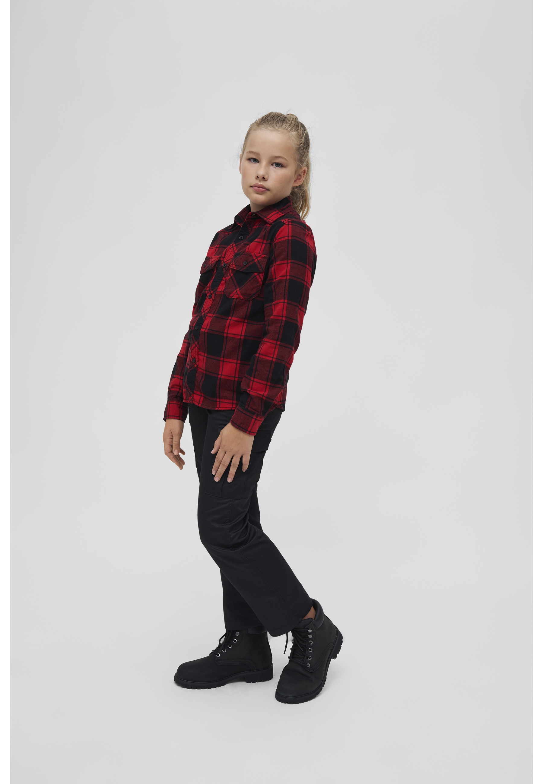 Brandit Kurzarmshirt »Brandit Unisex Checkshirt Kids« 1 Stk.