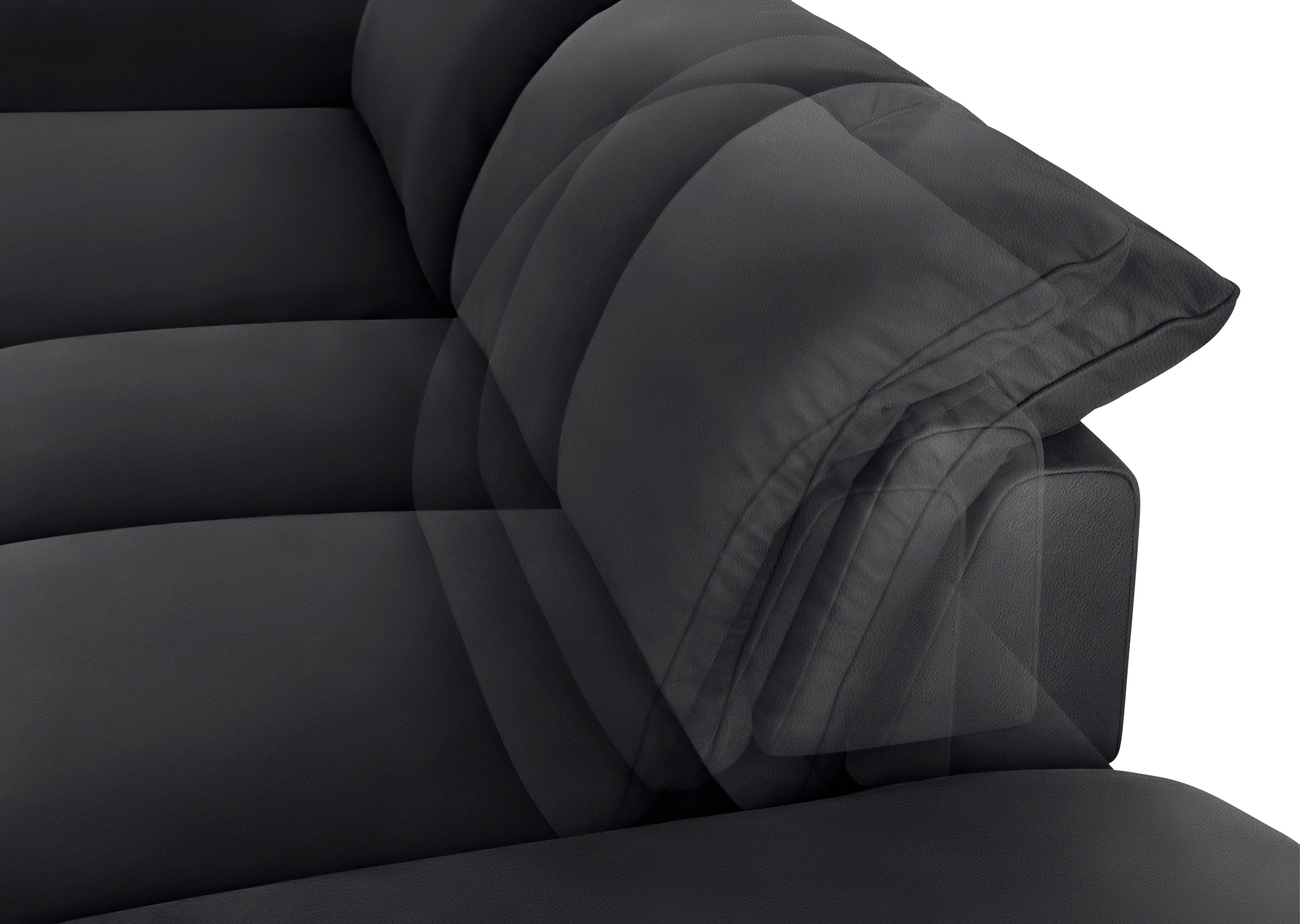 W.SCHILLIG Ecksofa »enjoy&MORE, Designsofa, bequem, zeitlos und elegant, L-Form«, Sitztiefenverstellung, Füße bronze pulverbeschichtet, Breite 310 cm
