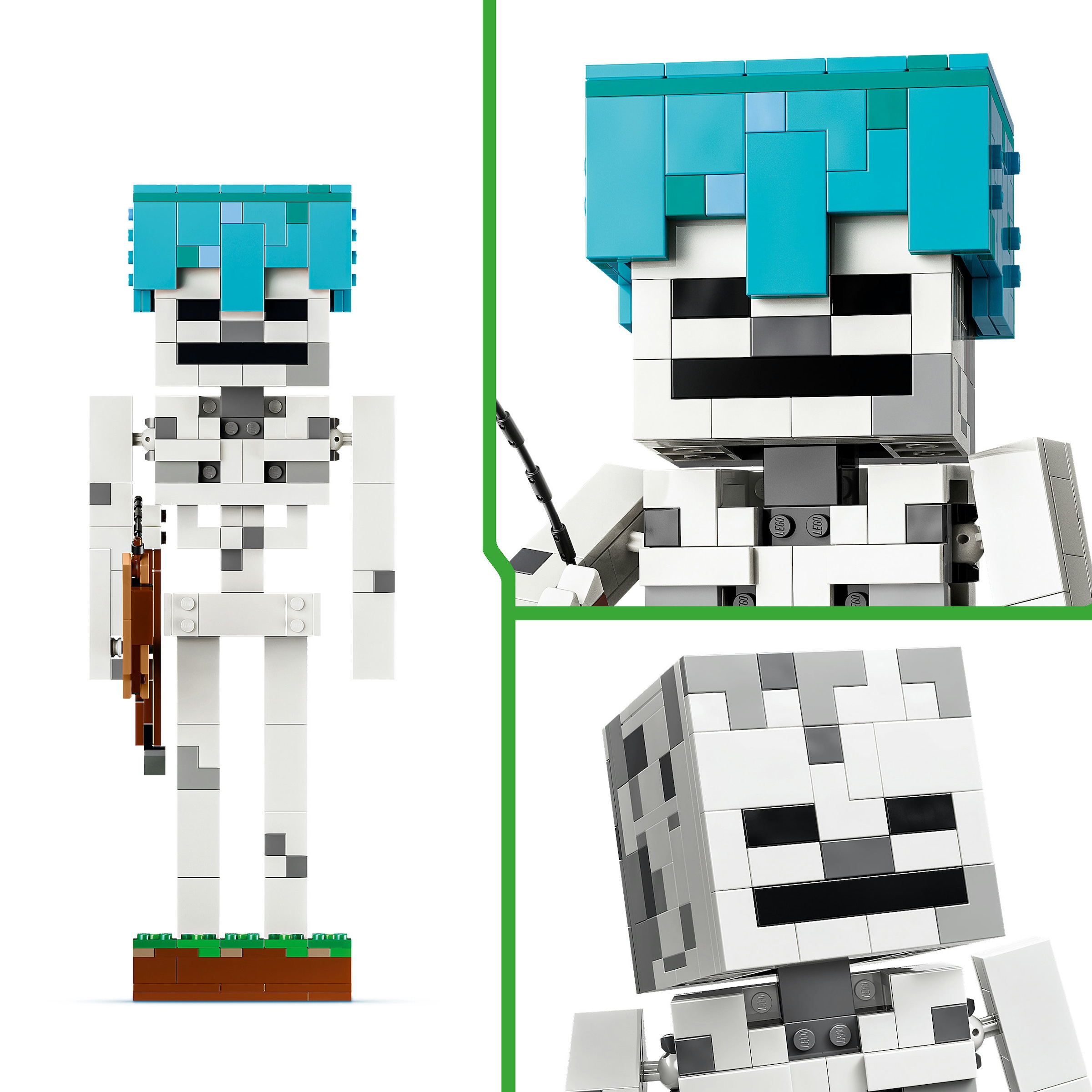 LEGO® Konstruktionsspielsteine »Das Skelett (21594), LEGO Minecraft« Made in Europe