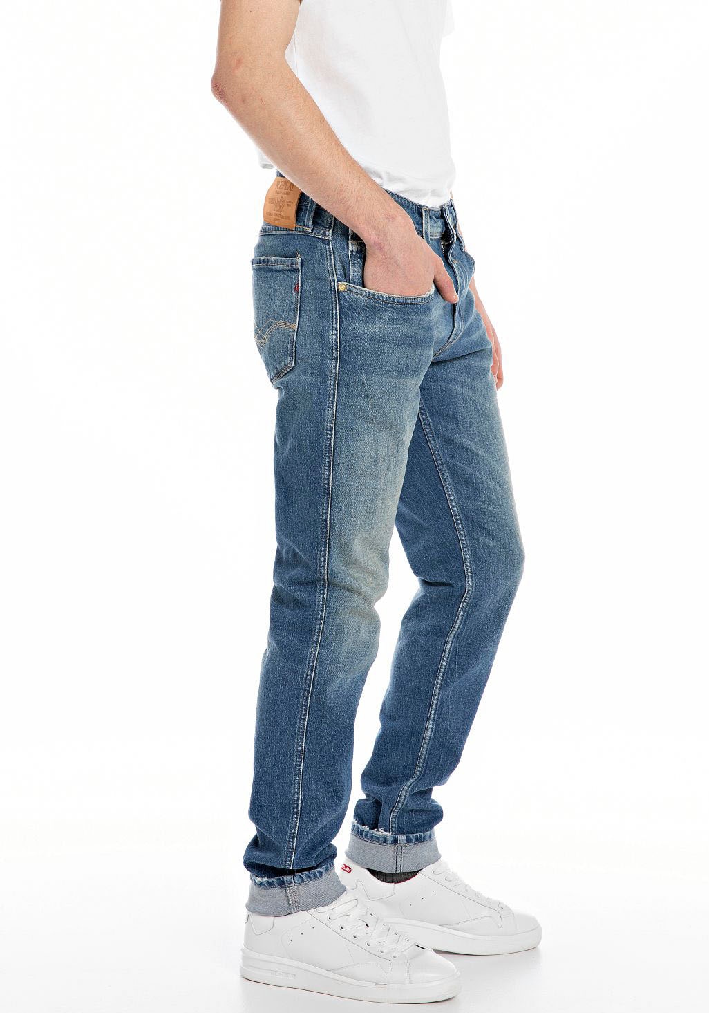 Replay Slim-fit-Jeans »ANBASS HYPERFLEX BIO«