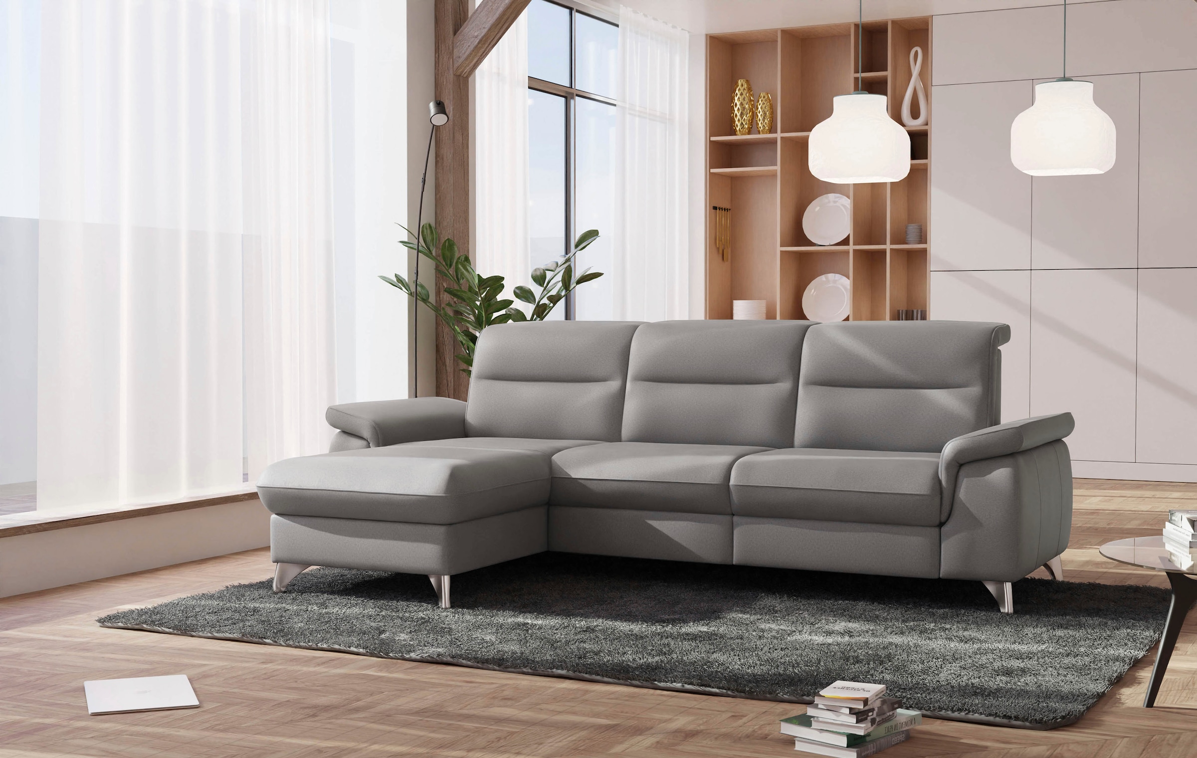 sit&more Ecksofa Astoria L-Form, wahlweise mit motorischer Relaxfunktion günstig online kaufen