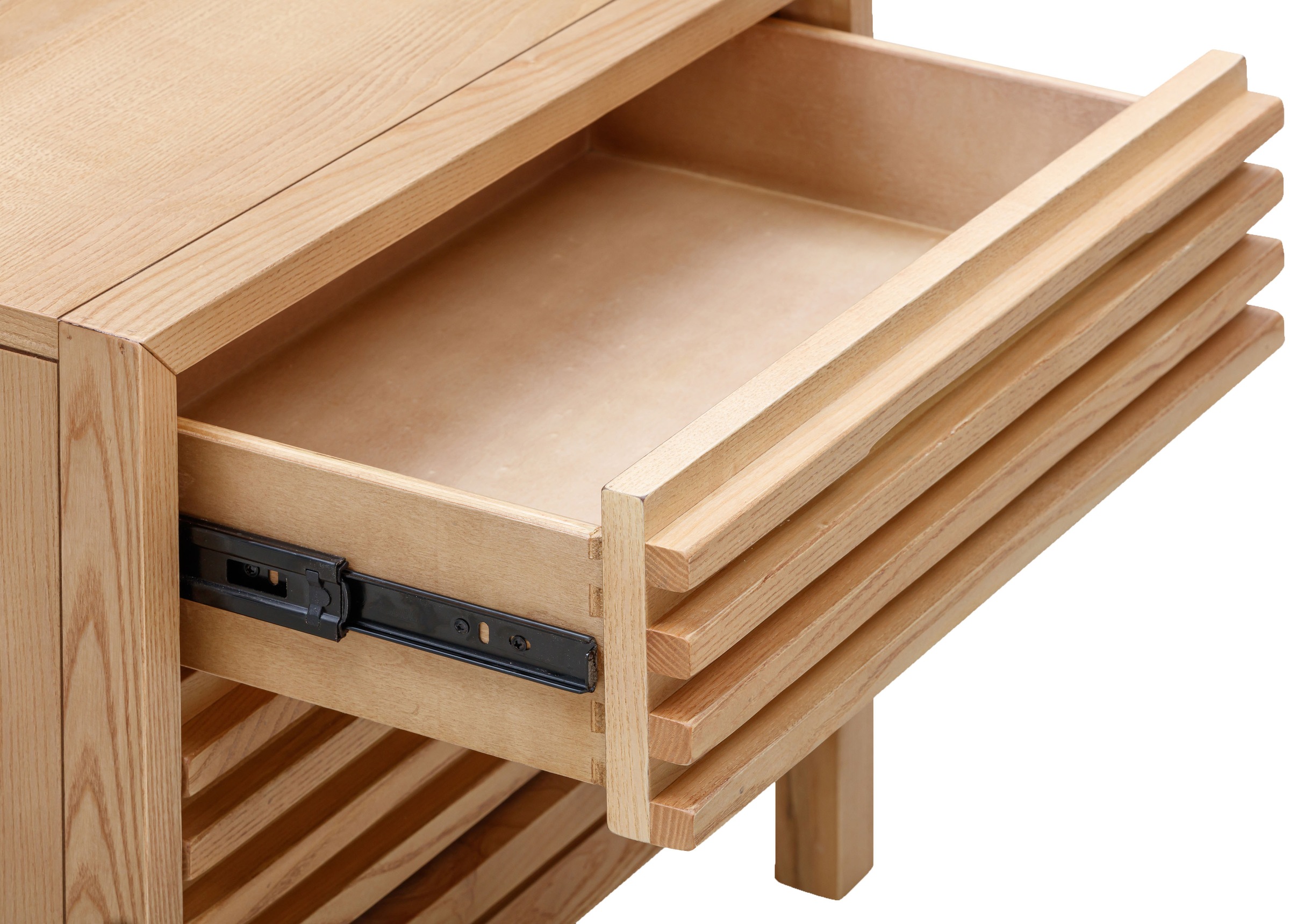 andas Nachttisch »Tanner Nachttisch aus Eschenholz mit zwei Schubladen« 1 Stk. tlg.