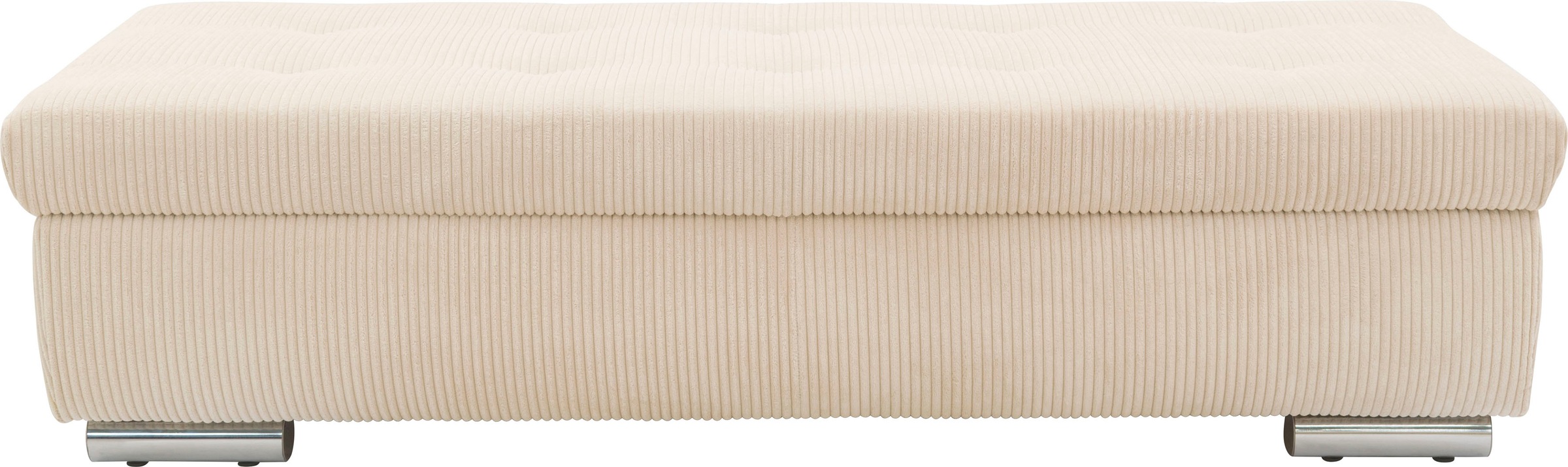 DOMO collection Hocker »Treviso XXL: B/T/H: 161/60/41 cm«, mit Stauraum, auch in Cord, passend zur Serie, moderne Steppung
