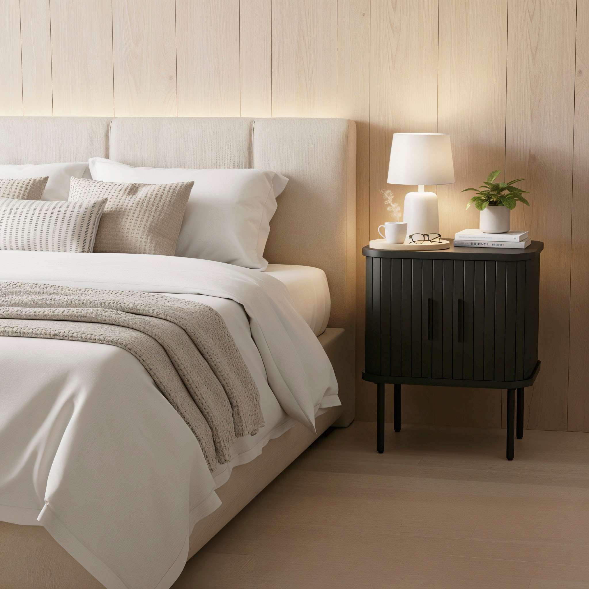 Home affaire Nachtkommode 2 Schiebetüren günstig online kaufen