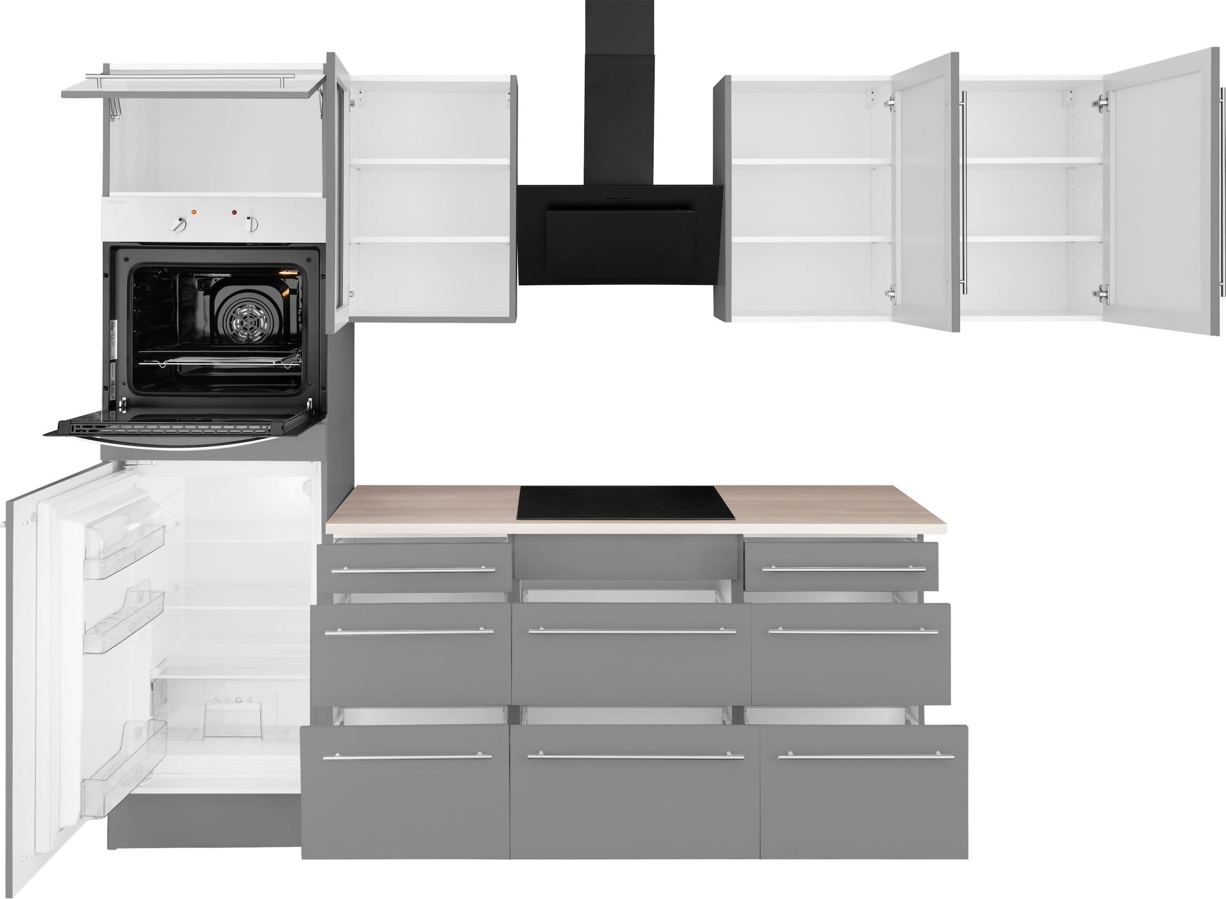 OPTIFIT Winkelküche »Bern« Stellbreite 285x225 cm, wahlweise mit E-Geräten