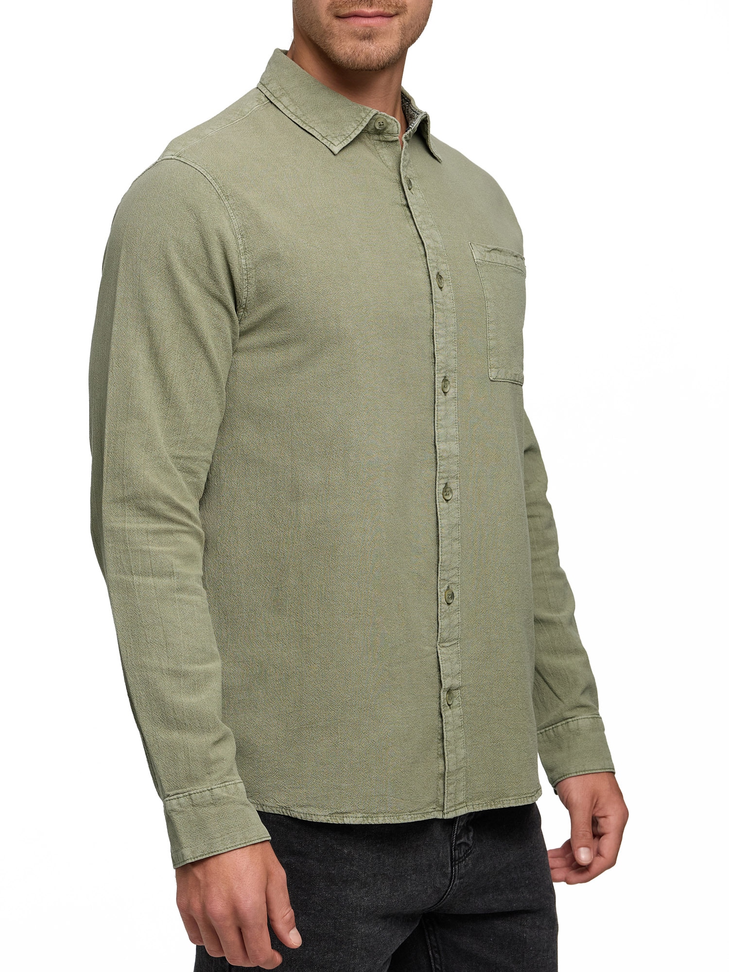 Indicode Langarmhemd »INTrypto Long Sleeve«