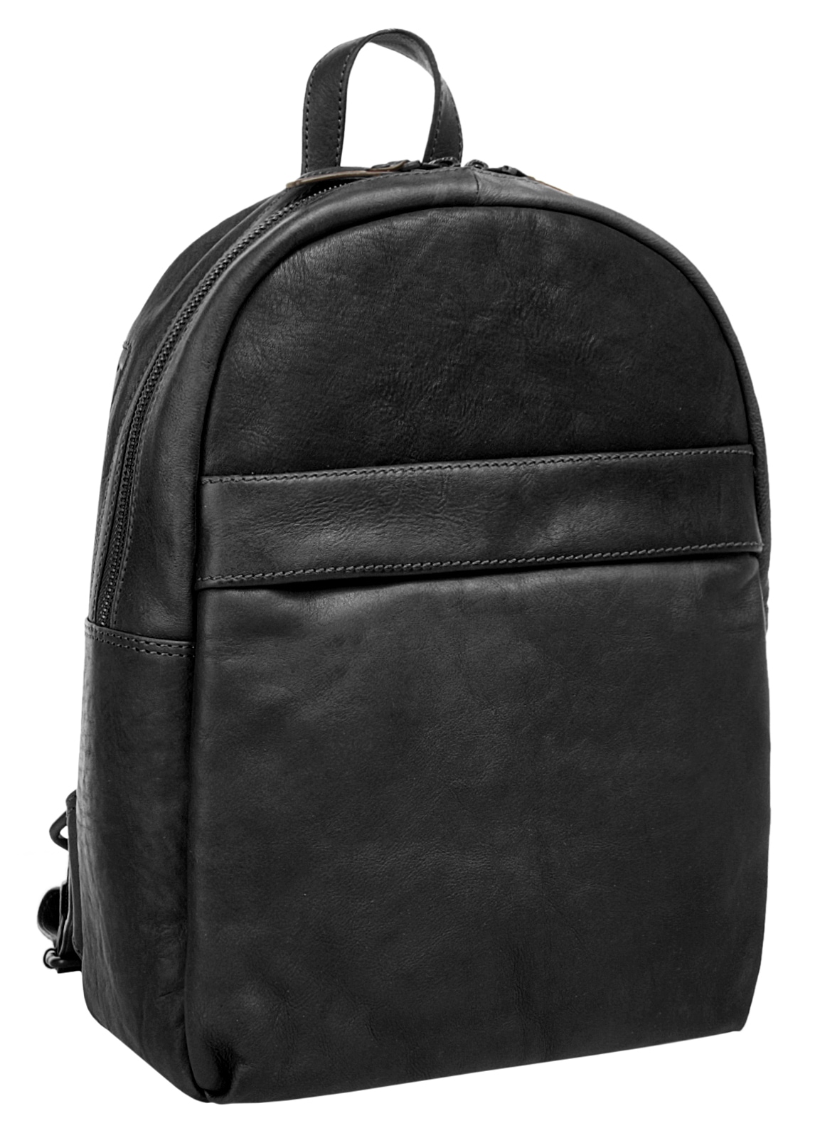 X-Zone Laptoprucksack, echt Leder