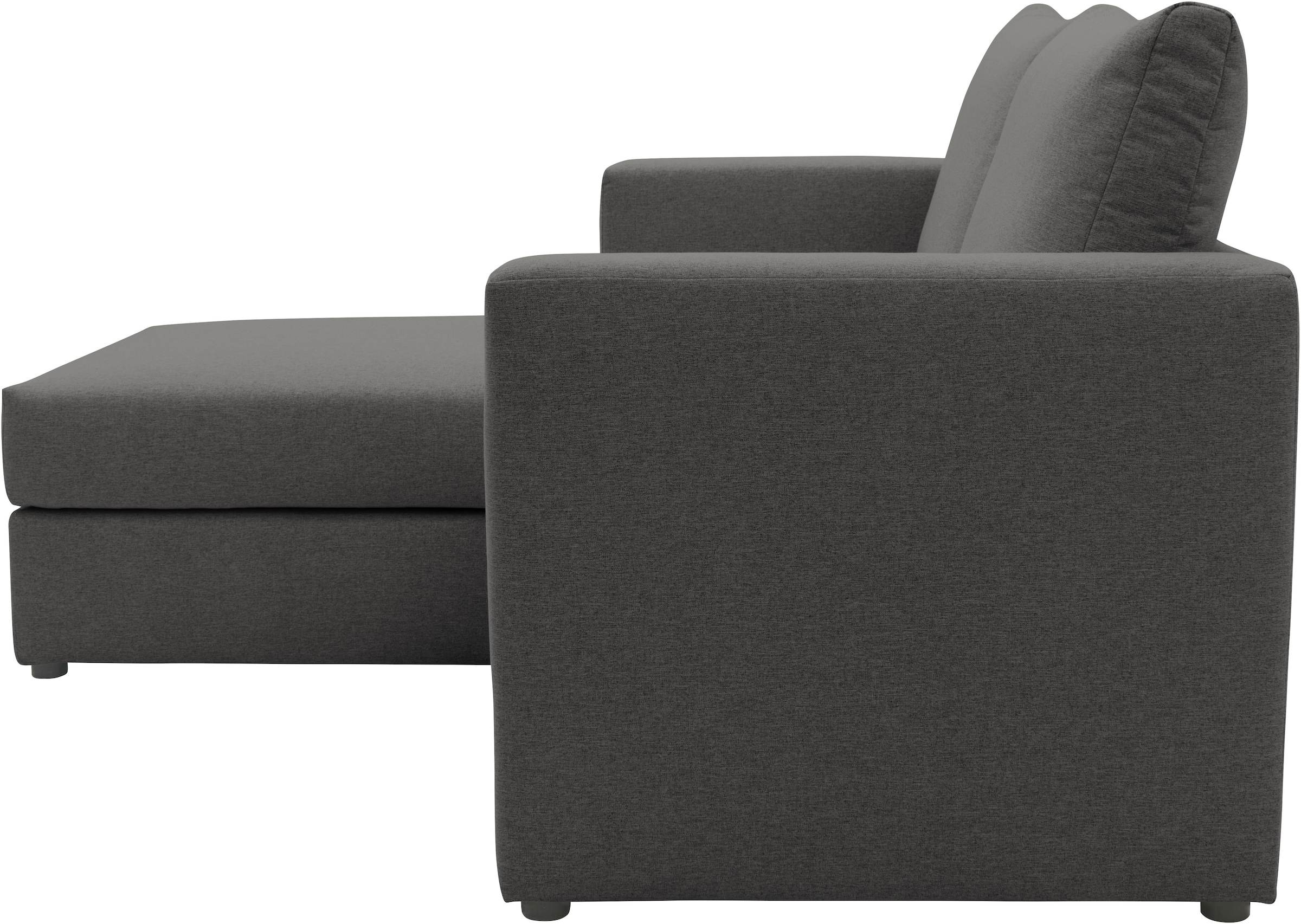 DOMO collection 2-Sitzer »800015, als Sitzmöbel oder Schlafgelegenheit nutzbar, Schlafsofa«, Sitzfläche mit Federkern, inkl. 2 Rückenkissen