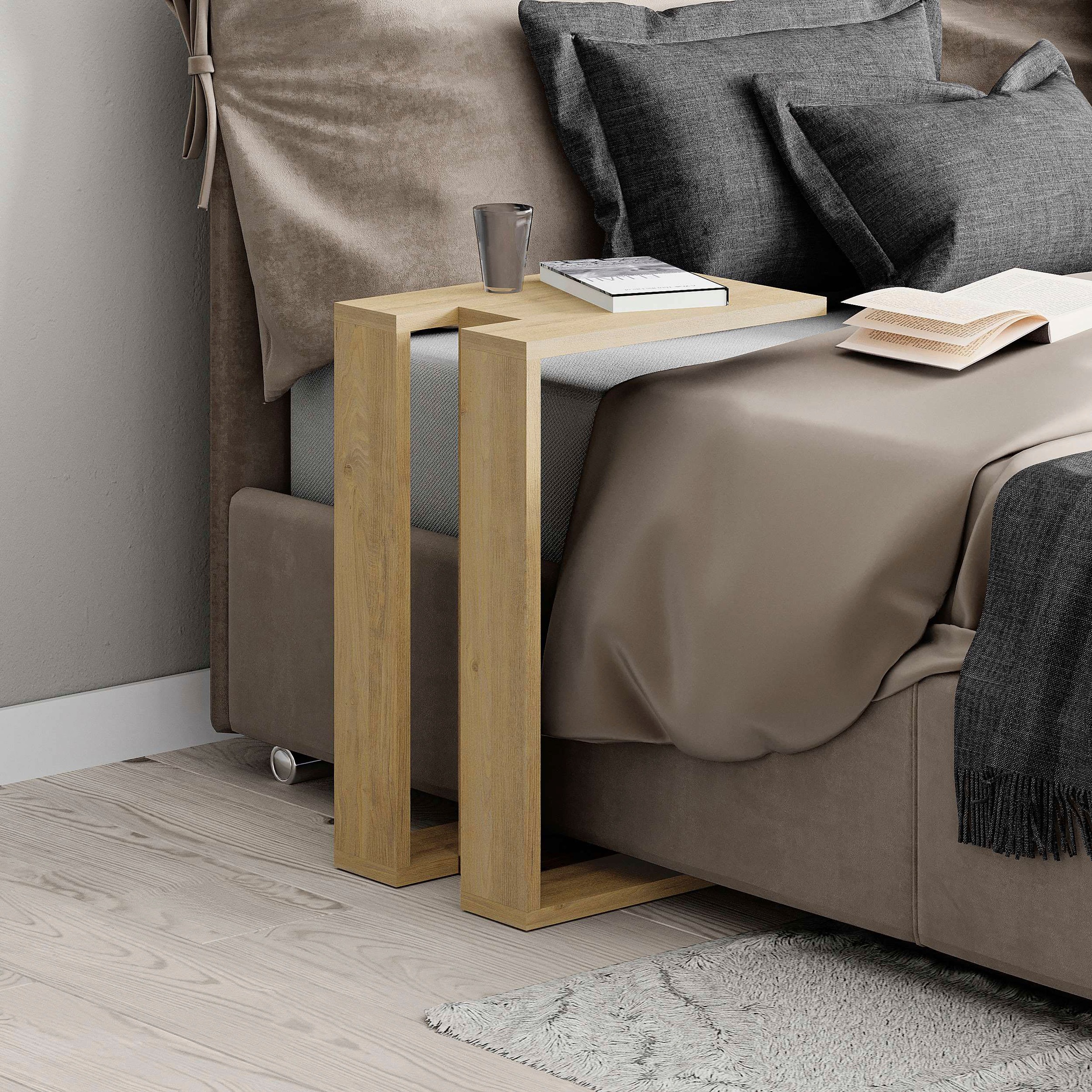 Decortie Beistelltisch »MUJU BEISTELLTISCH«, (Packung, 1 St.), Leichte Montage, Lagerung, Platzsparend