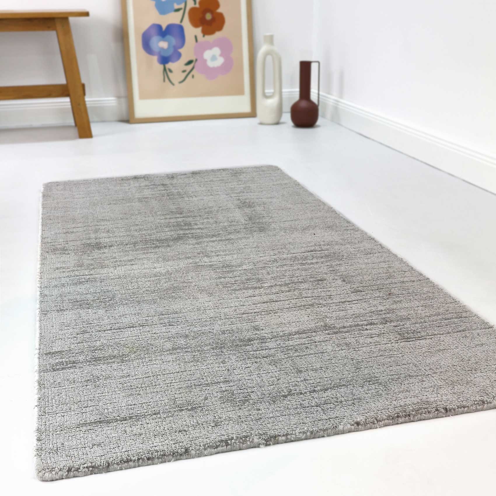 Esprit Teppich »Gil«, rechteckig, 8 mm Höhe, handgewebt, seidig glänzend, s günstig online kaufen