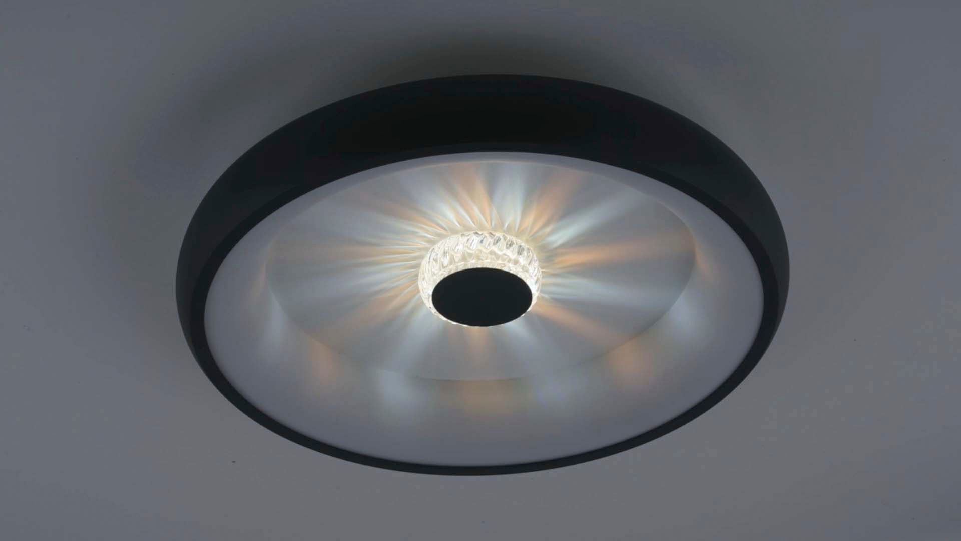 JUST LIGHT Deckenleuchte »VERTIGO«, 1 flammig, Leuchtmittel LED-Board | LED fest integriert, CCT über Fernbedienung, Funk inkl., separat steuerbar über FB, Memory