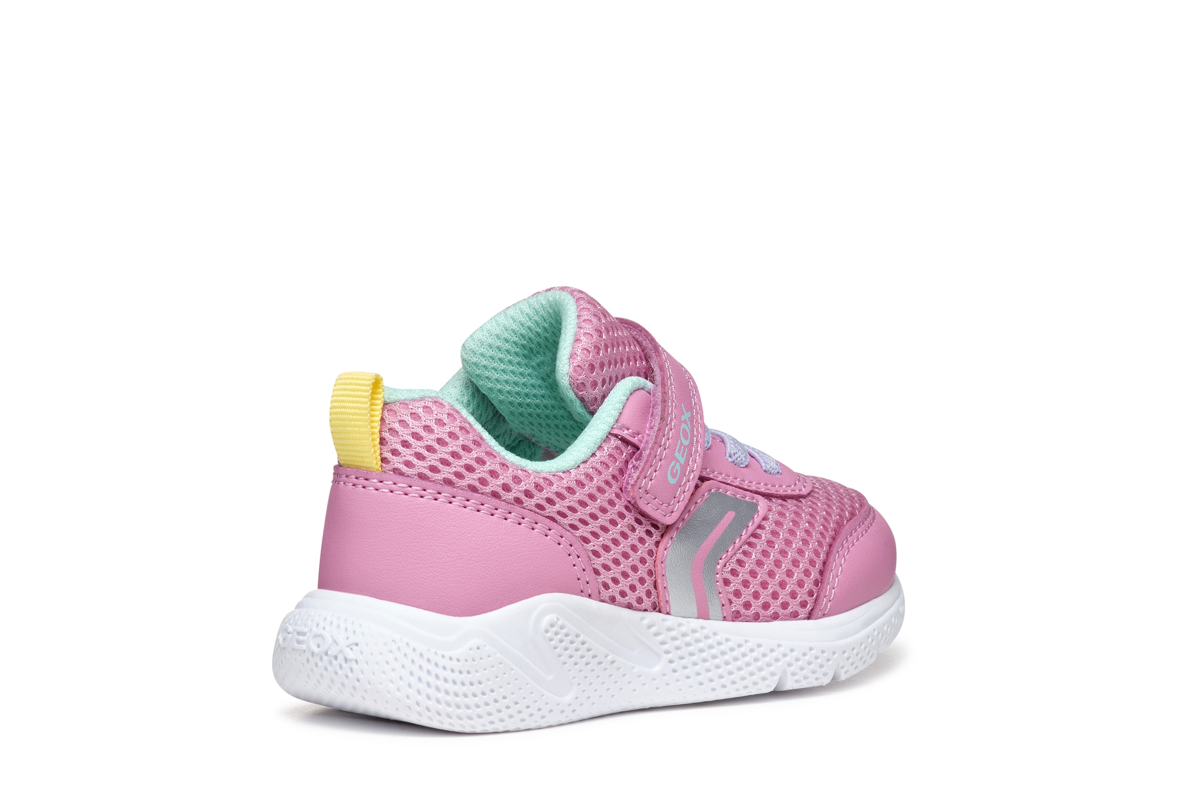 Geox Lauflernschuh »B SPRINTYE GIRL«  Babyschuh mit elastischen Schnürsenkeln, Größenschablone zum Download