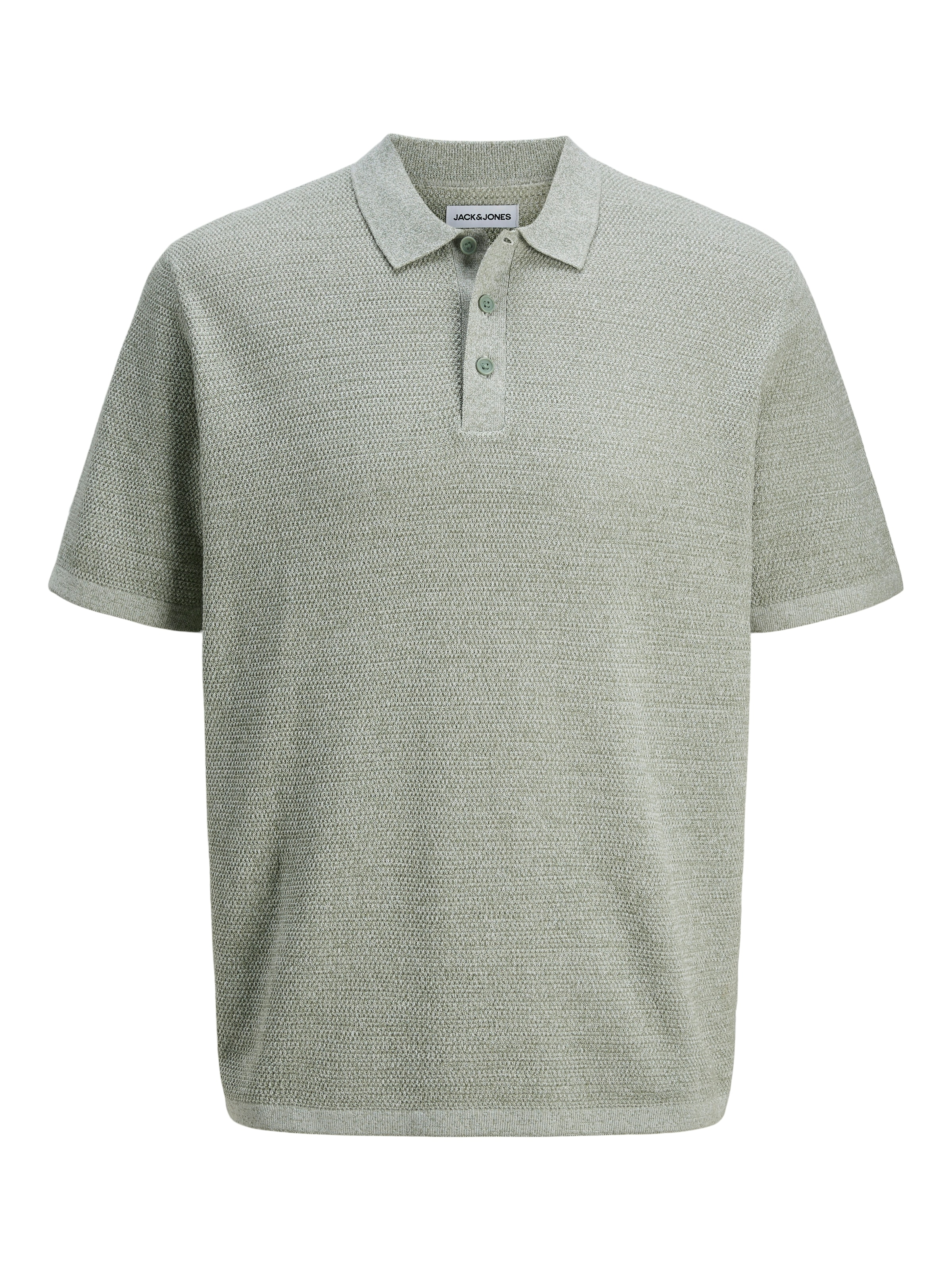 Jack & Jones Kurzarmpullover »JJEGEORGE KNIT POLO SS SN«, mit Polo Kragen