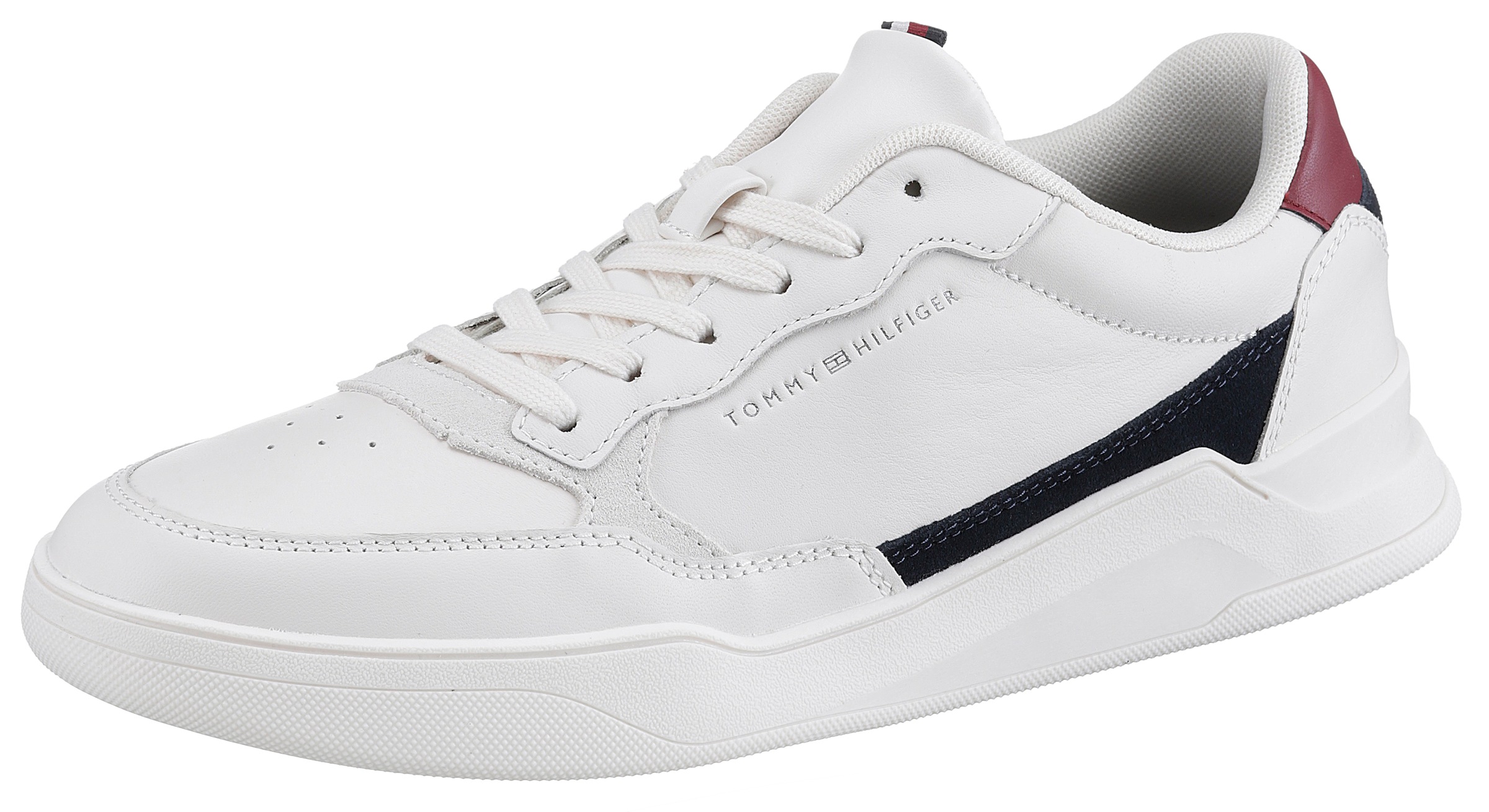 Tommy Hilfiger Sneaker »ELEVATED CUPSOLE LEATHER«, mit Kontrastelementen kaufen