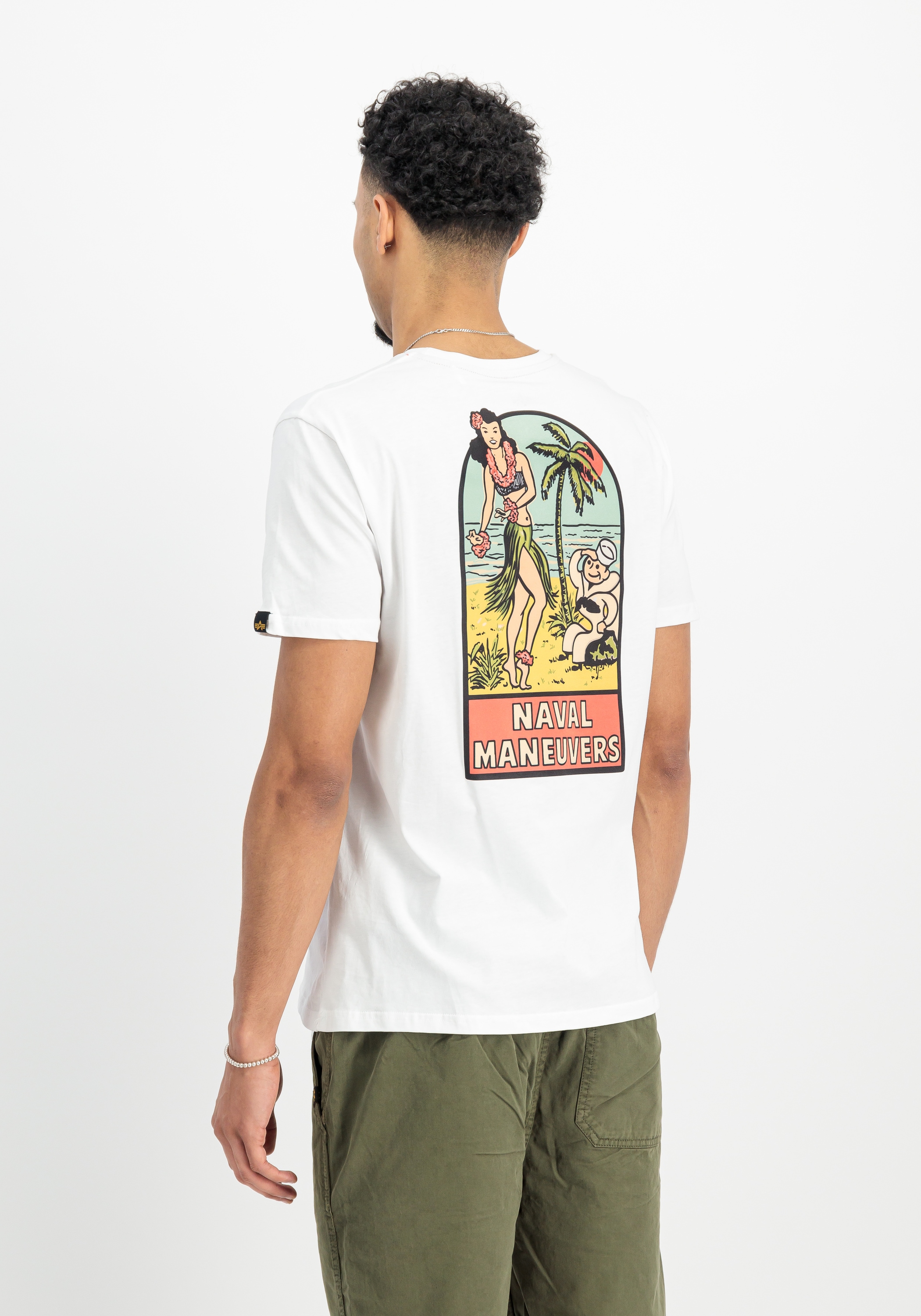 Alpha Industries T-Shirt »Alpha Industries Men - T-Shirts Naval T Back Print«