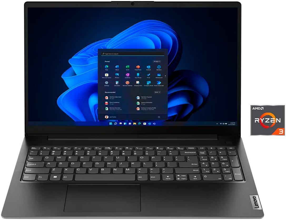 LENOVO Notebook »V15 G4 AMN« 39, 6 cm / 15, 6 ′′ AMD Ryzen 3 Radeon 610M 512 GB SSD Schwarz