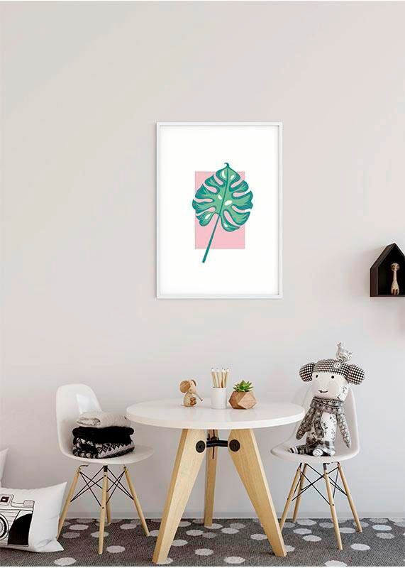Komar Bild »Minnie Mouse Leaf«, Disney, (1 St.), Wandbild zur Dekoration im Kinderzimmer - ohne Rahmen