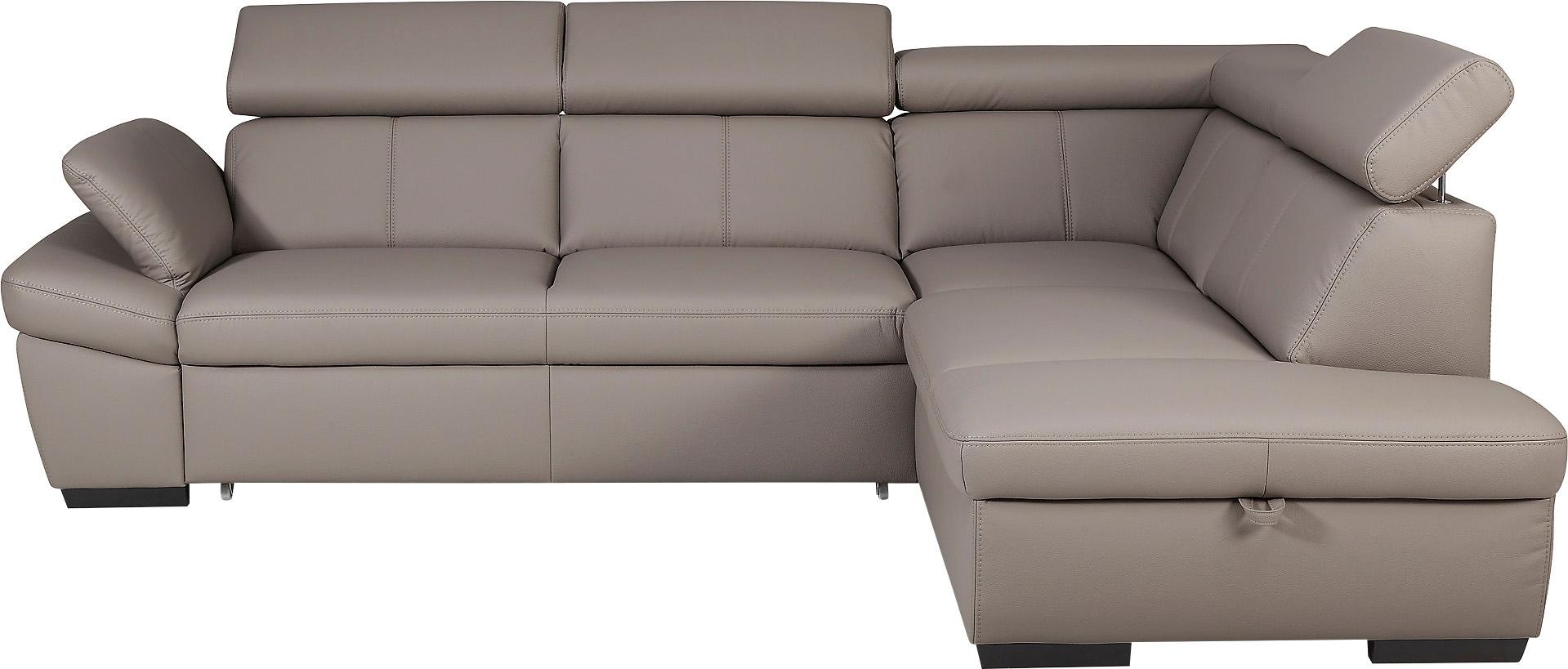 exxpo - sofa fashion Ecksofa »Salerno, Funktionssofa, hoher Sitzkomfort, Br günstig online kaufen