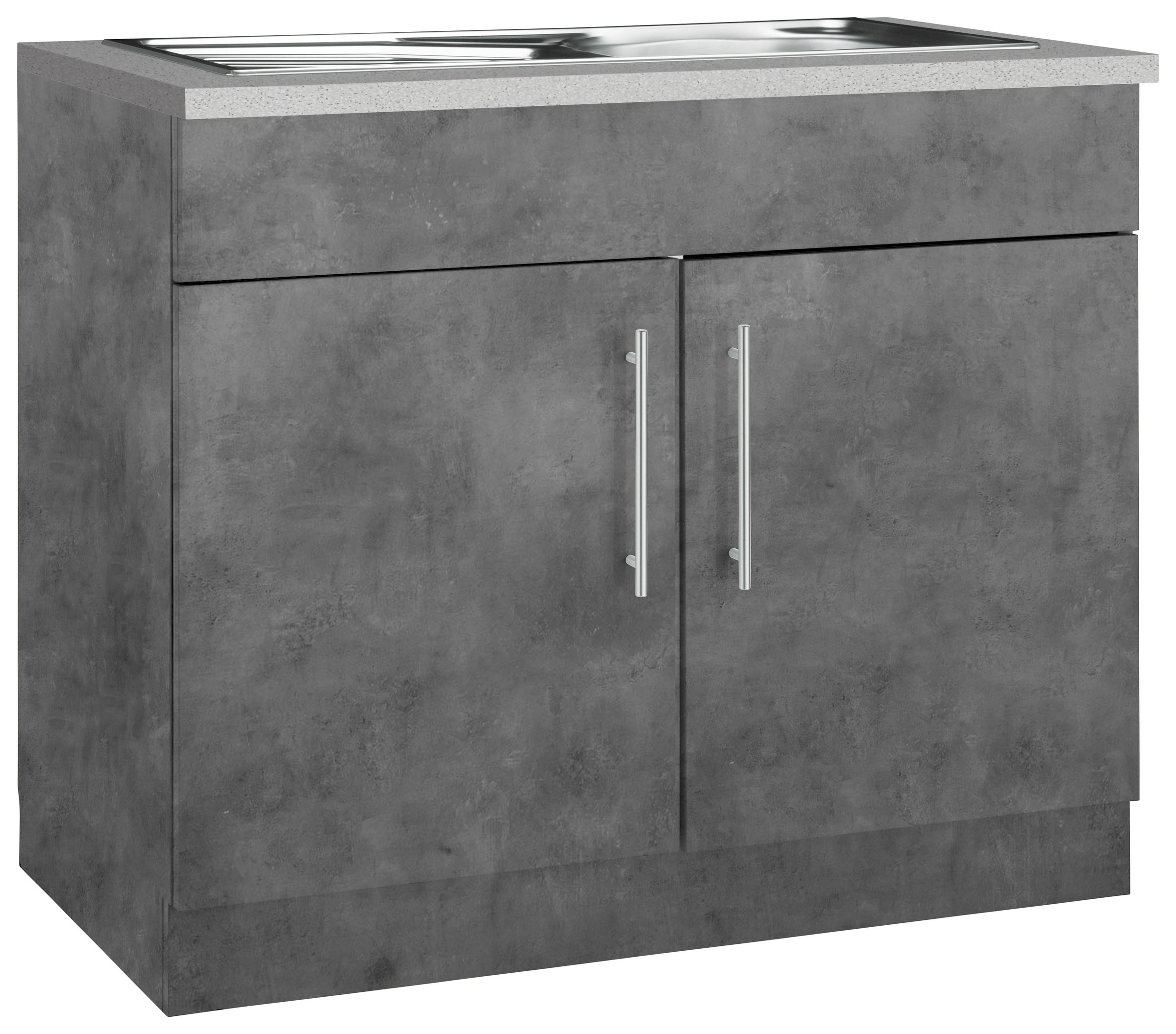 wiho Küchen Spülenschrank "Cali, TOPSELLER" 100 cm breit günstig online kaufen