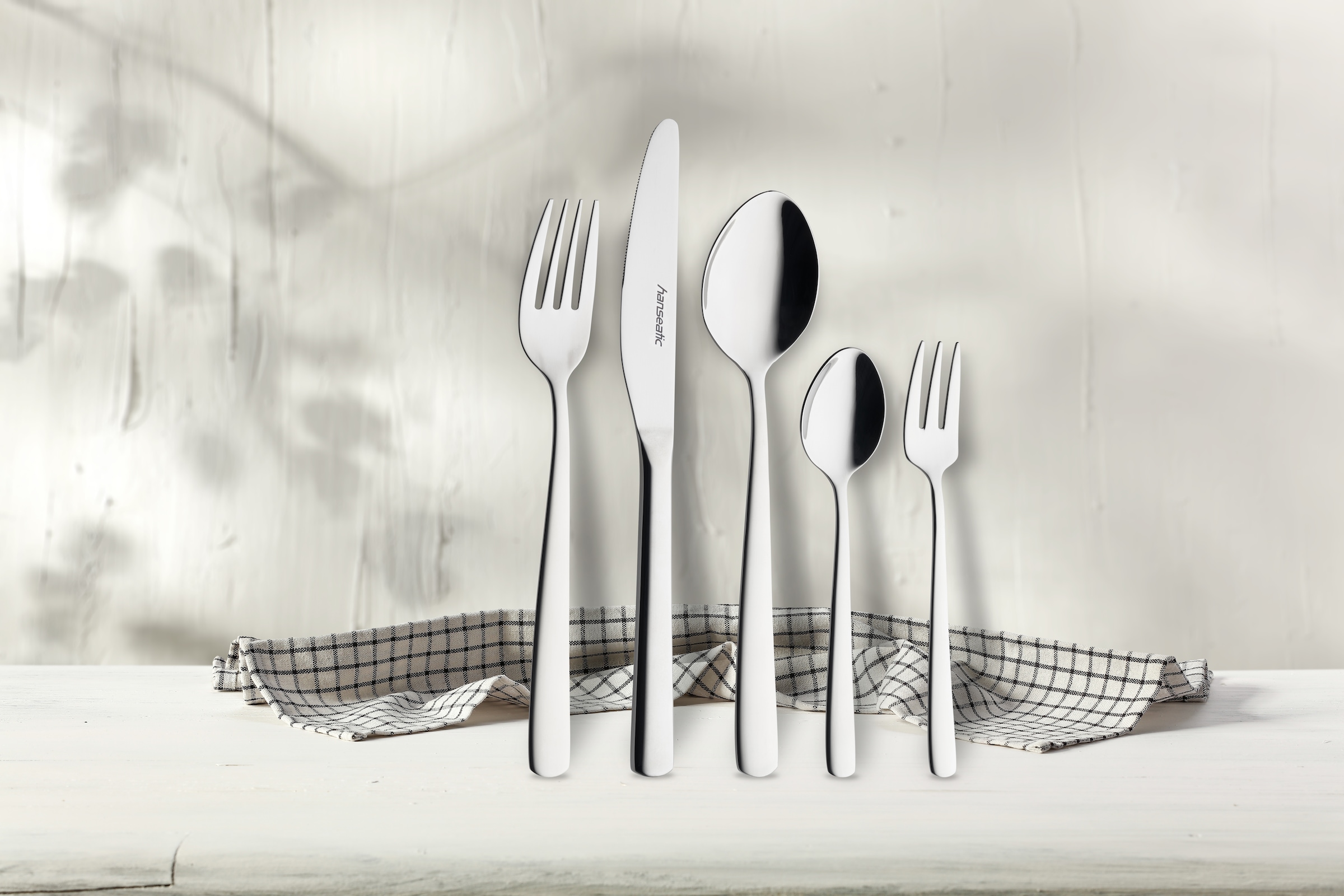 Hanseatic Besteck-Set »hanseatic«, (Set, 30 tlg.), Besteck im zeitlosen und klassischen Design für alle Anlässe
