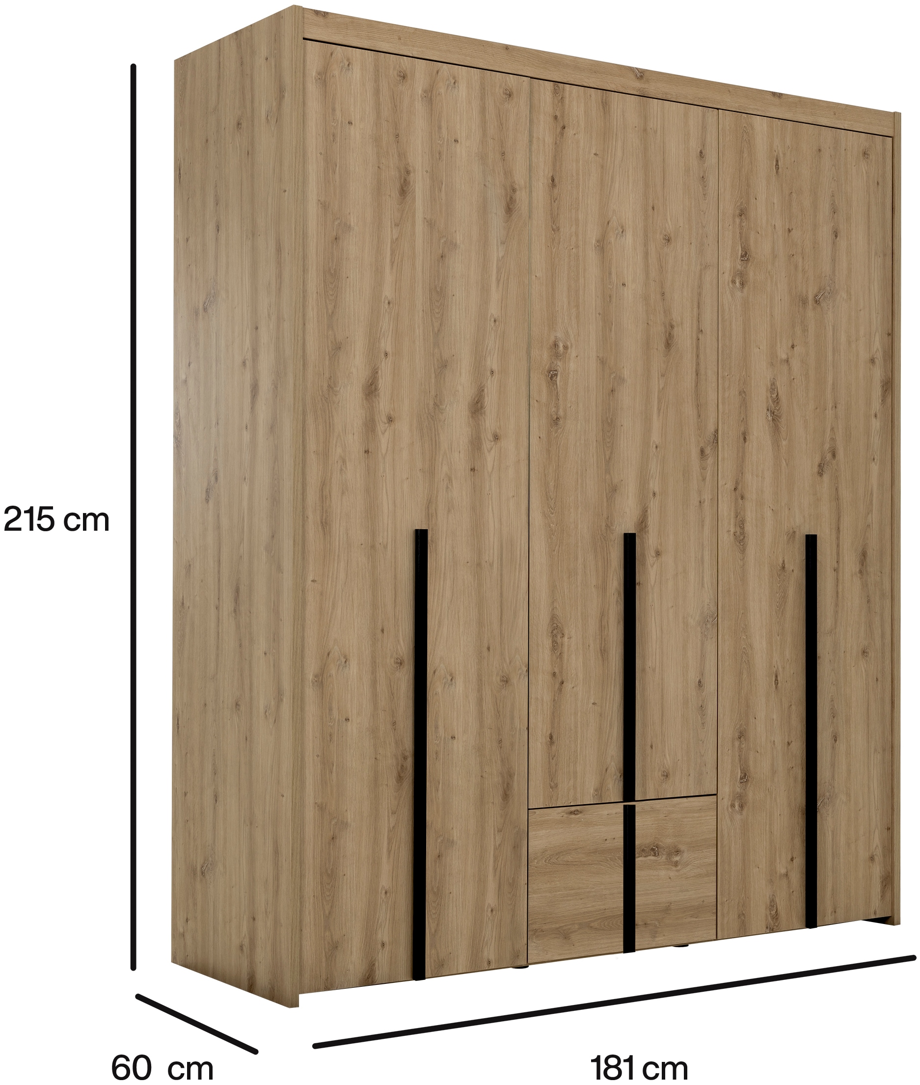 Gami Kleiderschrank »TREVOR«, (1 St.), Verschiedene Module einfach zu kombinieren