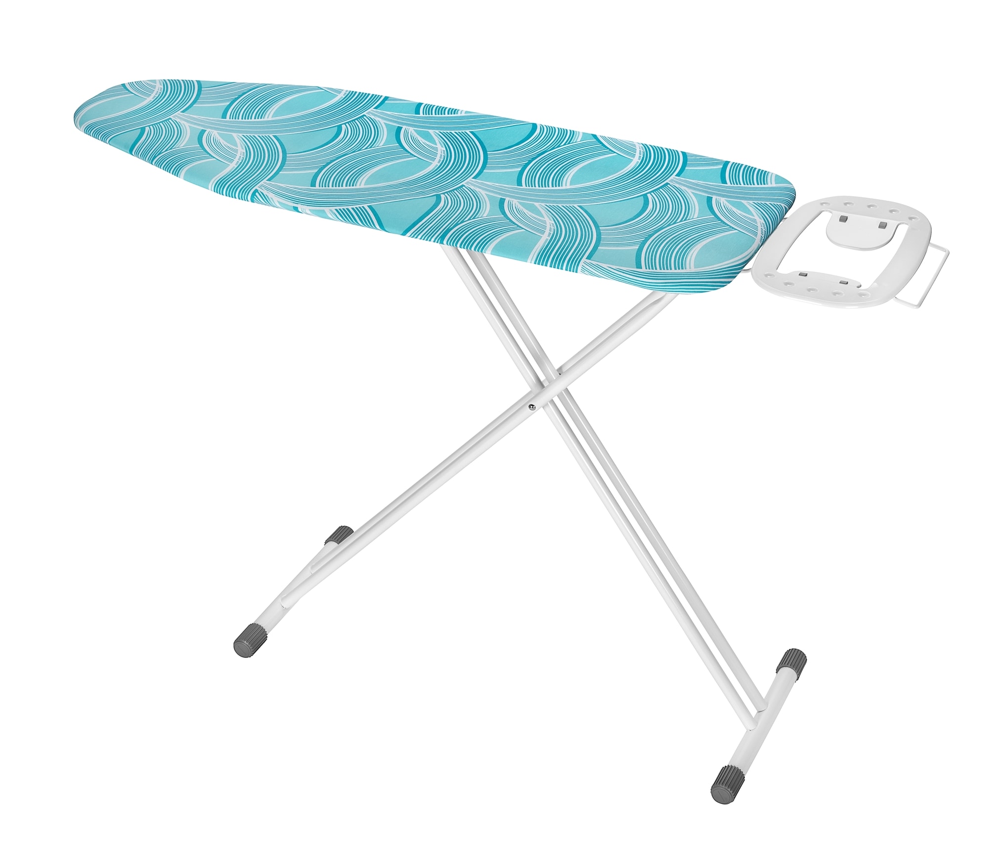 WENKO Bügelbrett »Modell Advance«, Bügelfläche 120 cmx42 cm, höhenverstellbarer Bügeltisch, platzsparend klappbar
