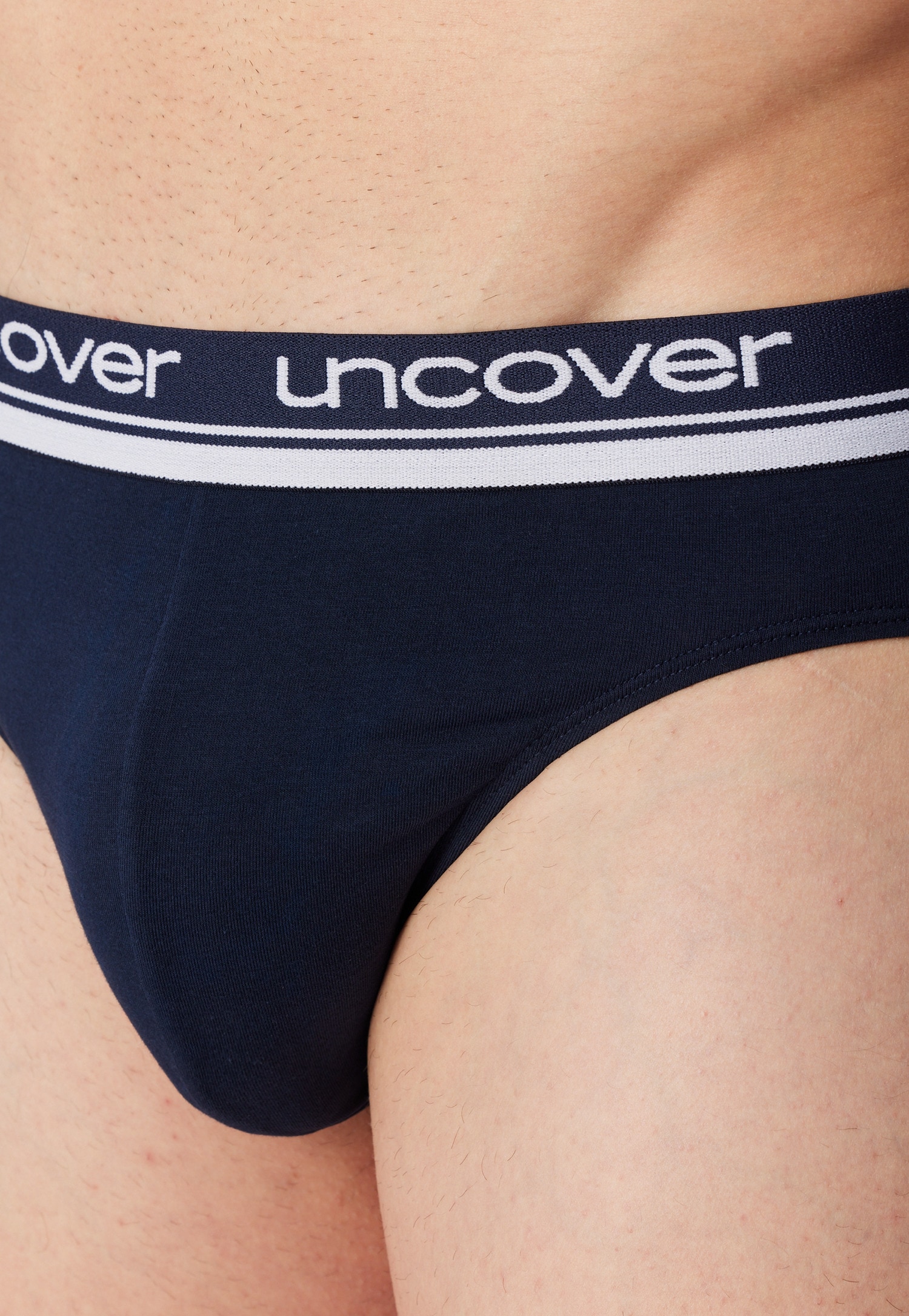 uncover by SCHIESSER Rioslip »Uncover Cotton« elastisch, sportlicher-Look, ohne Eingriff, Logo-Bund