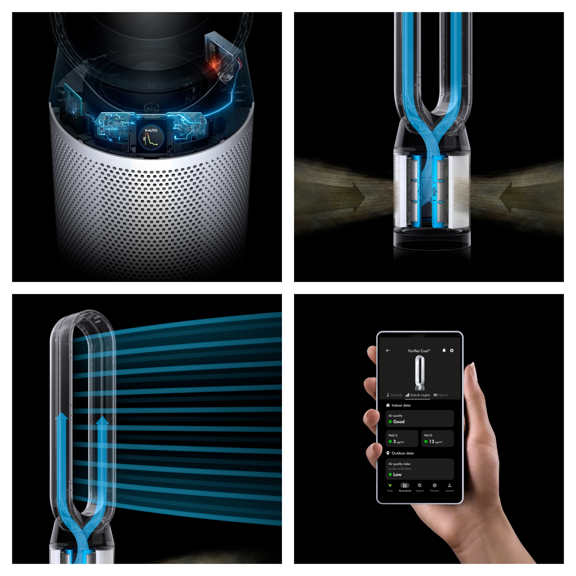 DYSON Luftreiniger »Dyson Purifier Cool™ PC1, mit Fernbedienung«