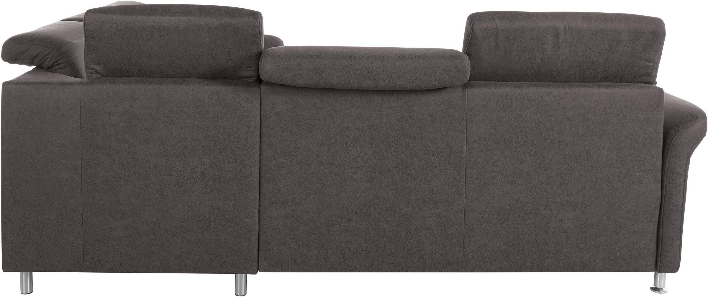 sit&more Ecksofa »Darwin L-Form«, inklusive Federkern, wahlweise mit Kopfteilverstellung, Bettfunktion