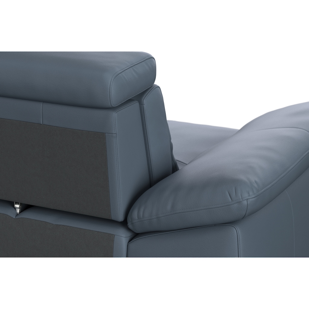 sit&more Ecksofa »Cabrio«, mit Sitztiefen- und Armteilverstellung sowie Federkern, 2 Nierenkissen