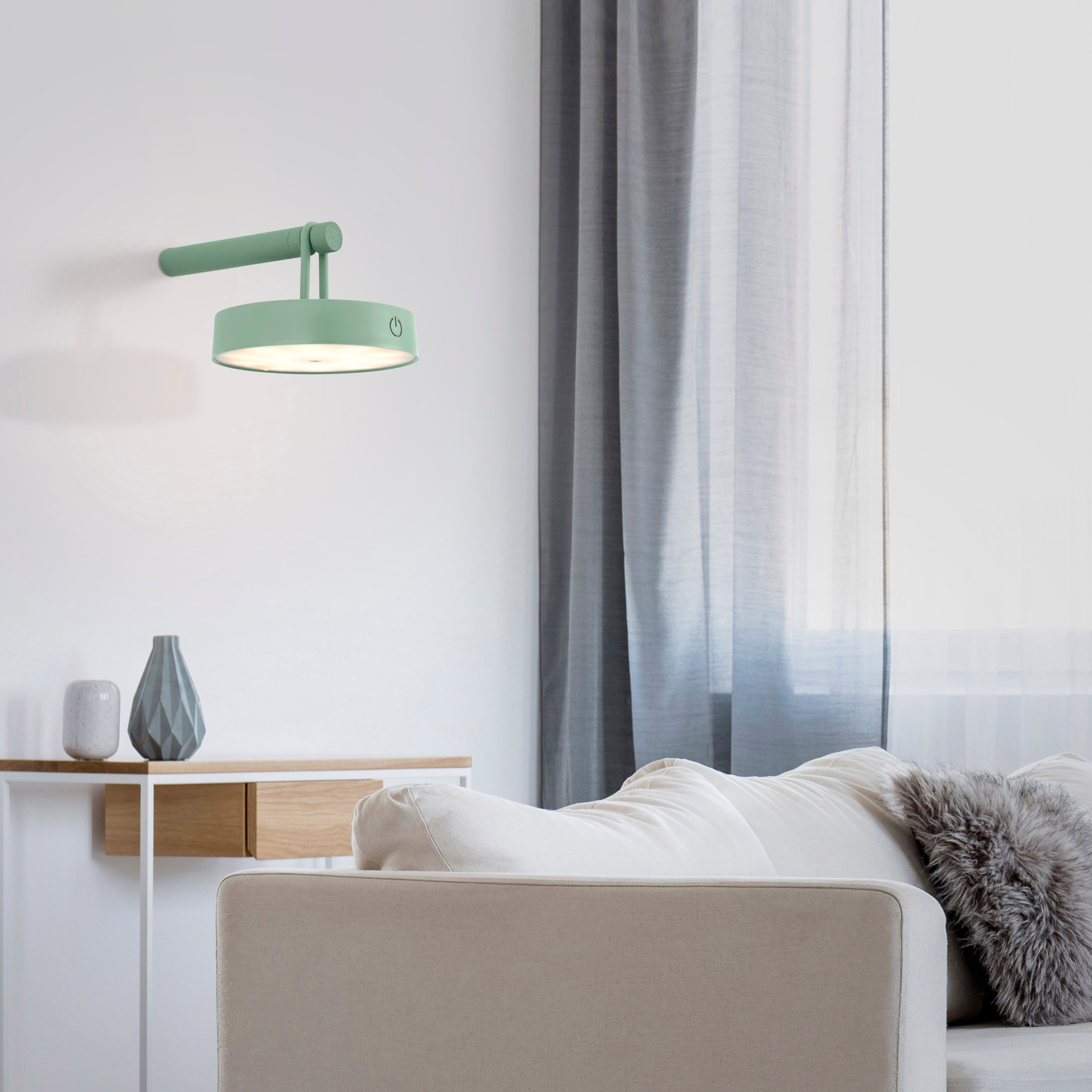 JUST LIGHT Wandleuchte »ARMA«, 1 flammig, Leuchtmittel LED-Modul   LED fest günstig online kaufen