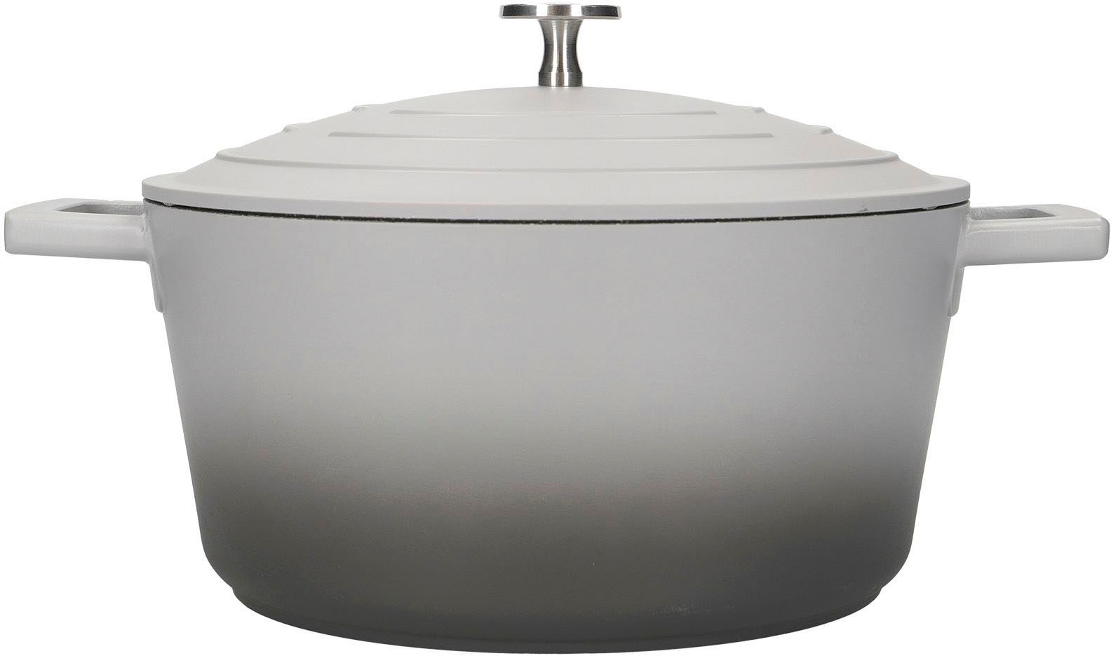 Master Class Kasserolle "MasterClass", grau, 4 l + Höhe 13cm