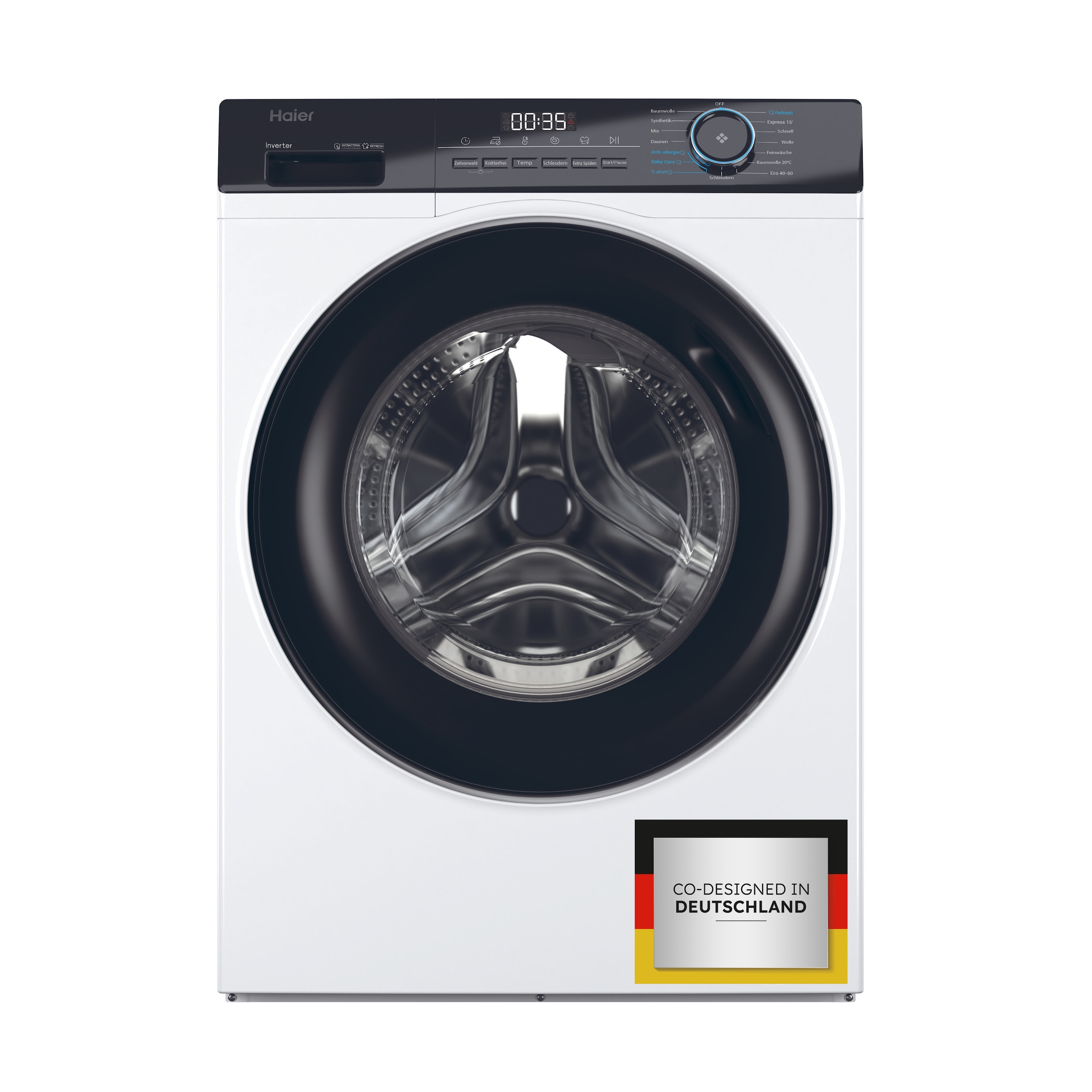 Haier Waschmaschine »HW101-NBP14939«, 10 kg, 1400 U/min, 10 kg, 1400 U/min, Inverter Motor, Antibakterielle Technologie